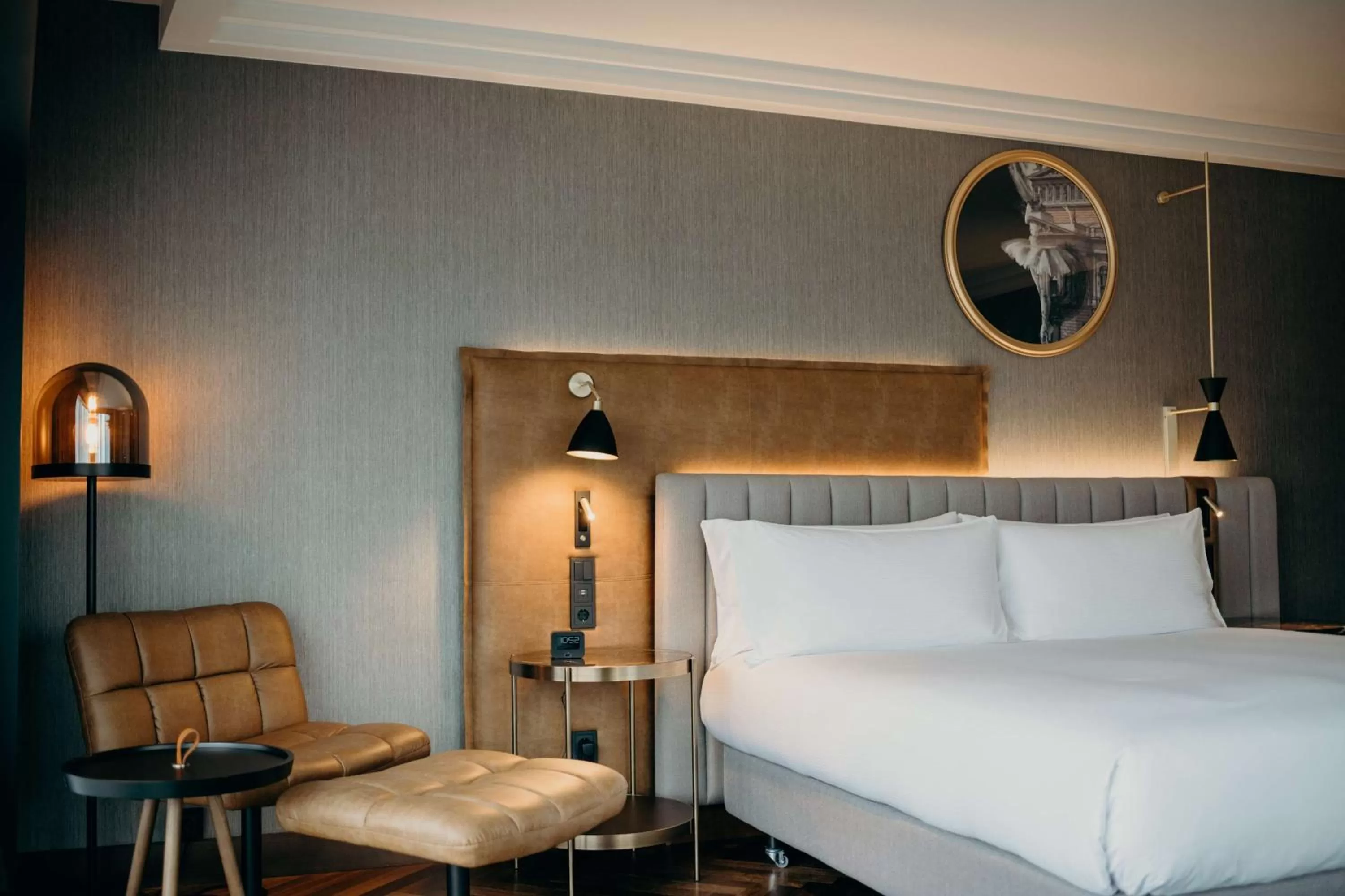 Bed in Hilton Frankfurt City Centre