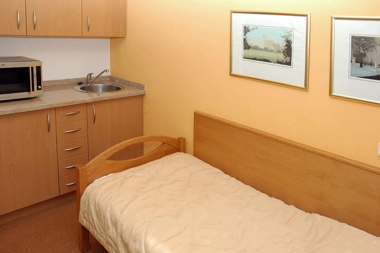 Bed in Hotel Restaurant Modrá Hvězda