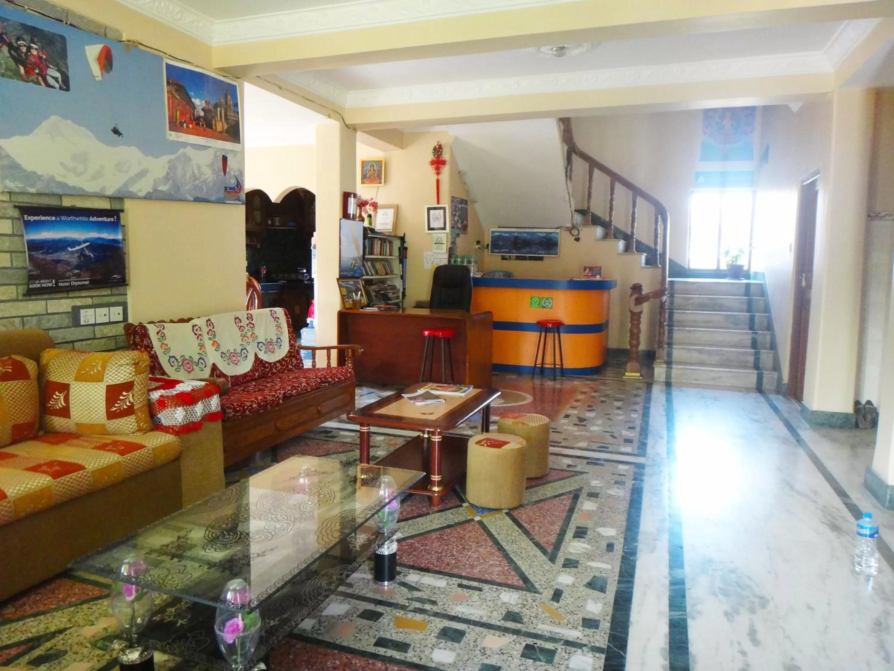 Lobby or reception in Hotel Diplomat