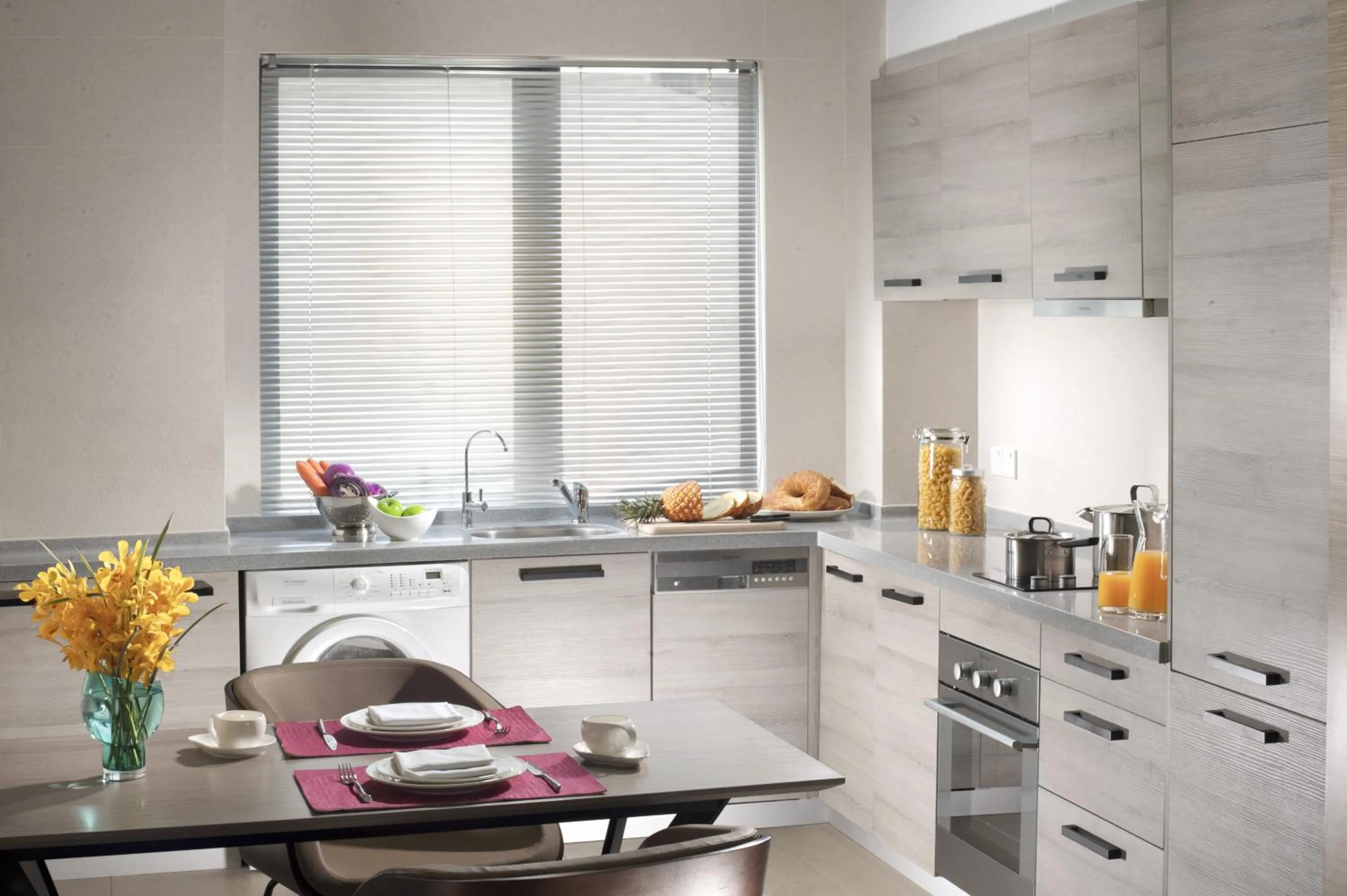 Kitchen or kitchenette, Restaurant/Places to Eat in Ascott Aden Shenzhen