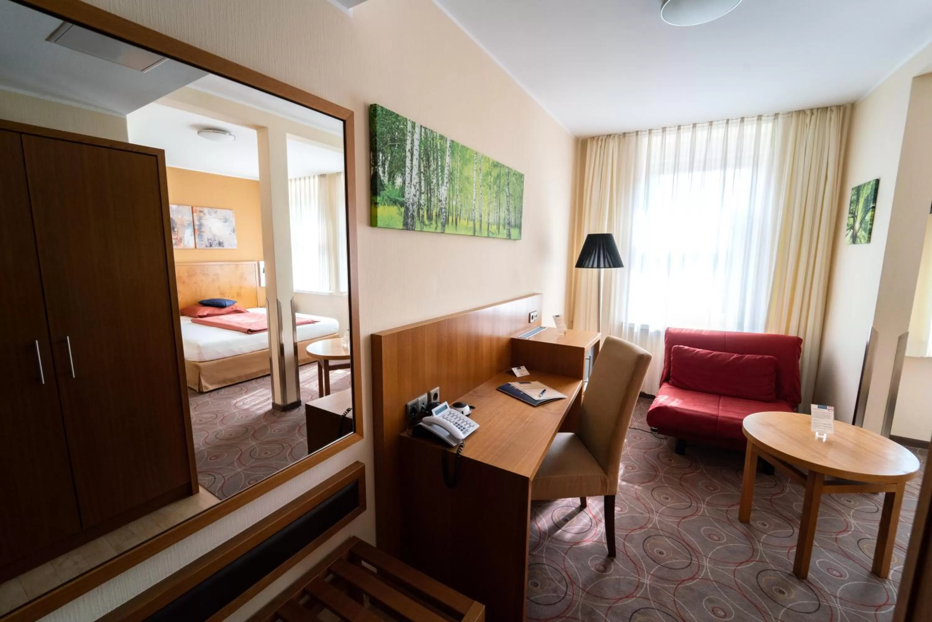 Bed in Hotel Blauer Engel