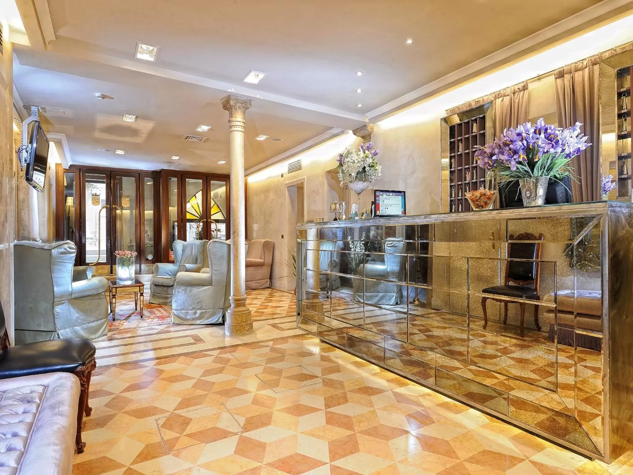 Lobby or reception in Hotel Ca' dei Conti