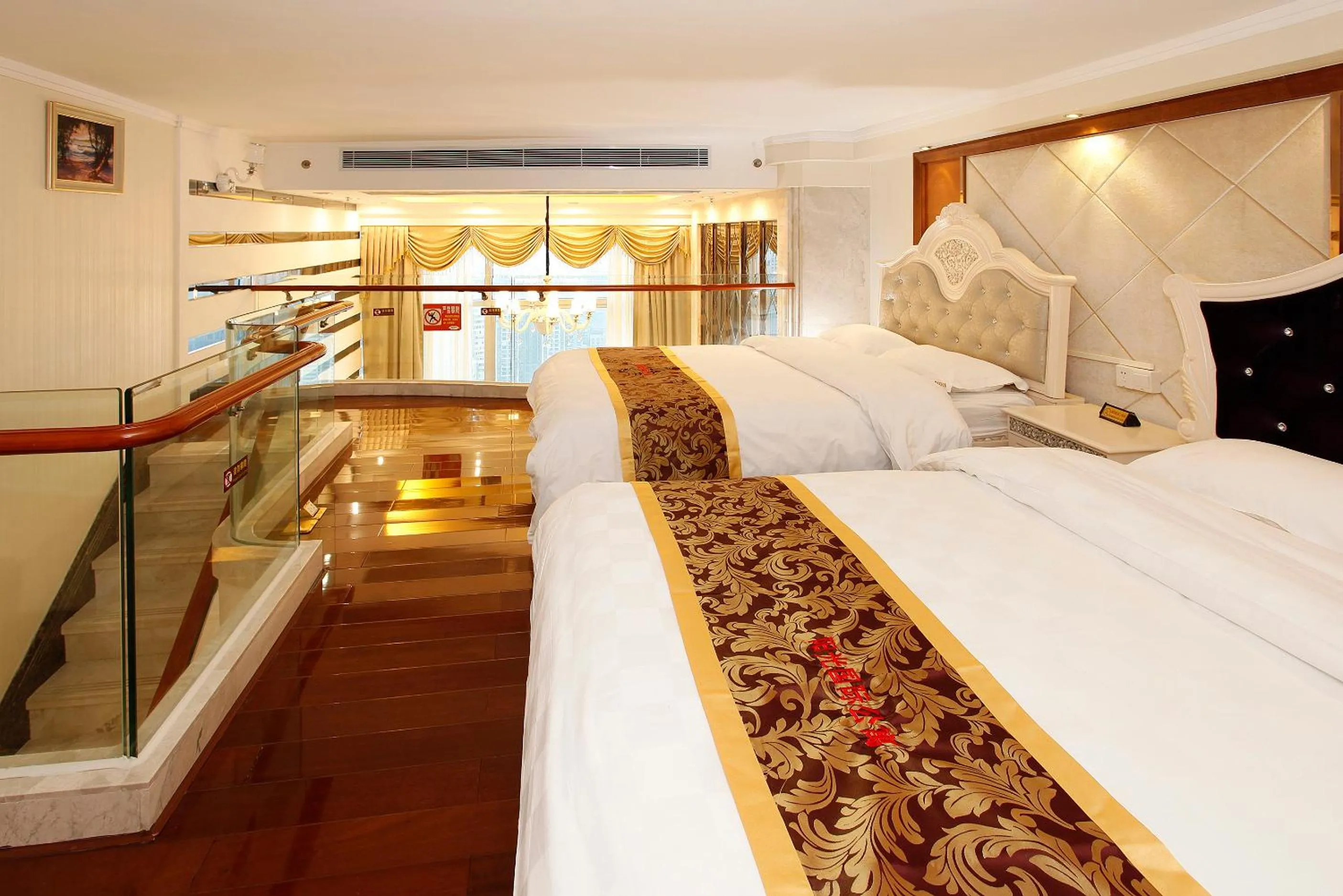 Photo of the whole room, Bed in Guangzhou Hakka Apartment Beijing Road