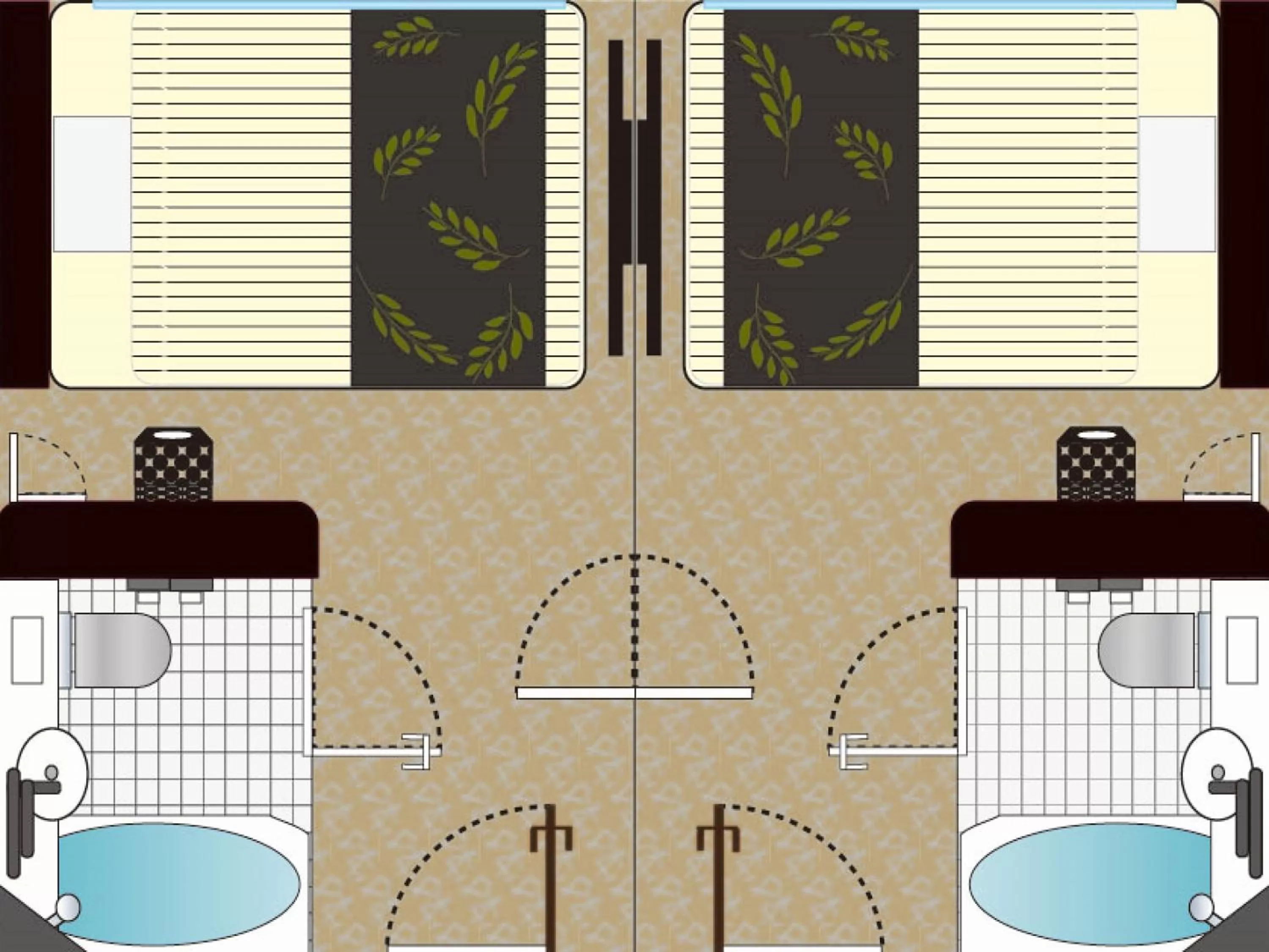 Photo of the whole room in APA Hotel Namba Shinsaibashi Higashi