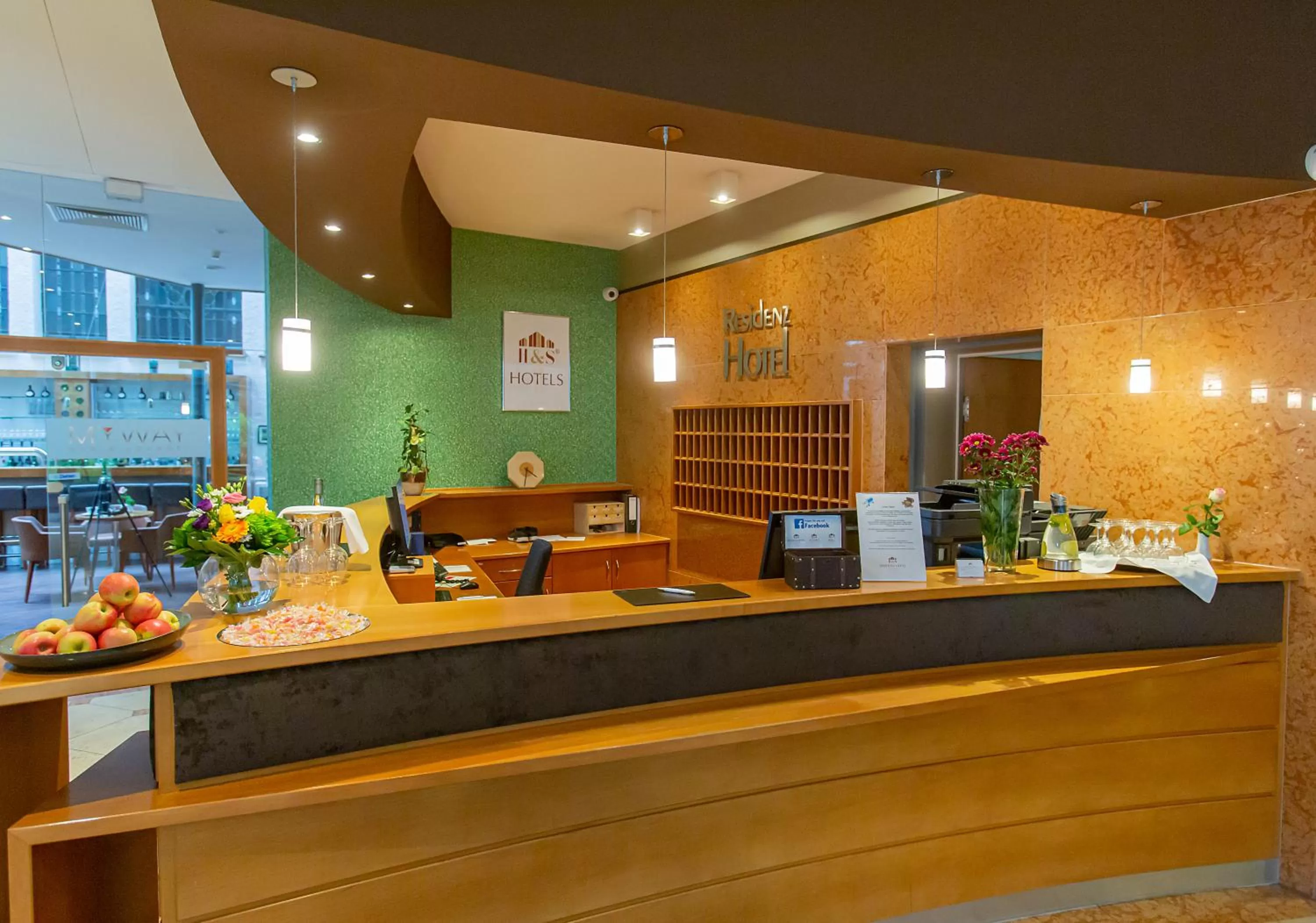 Lobby or reception in Residenz Hotel Detmold