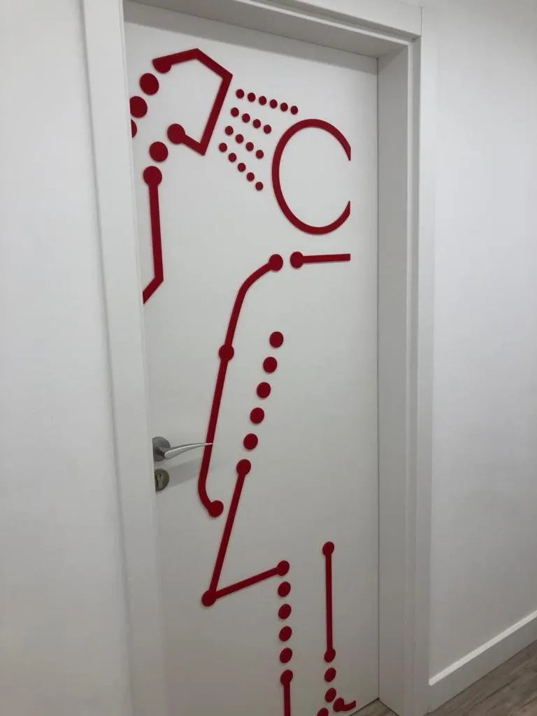 Decorative detail in Be Lisbon Hostel Intendente