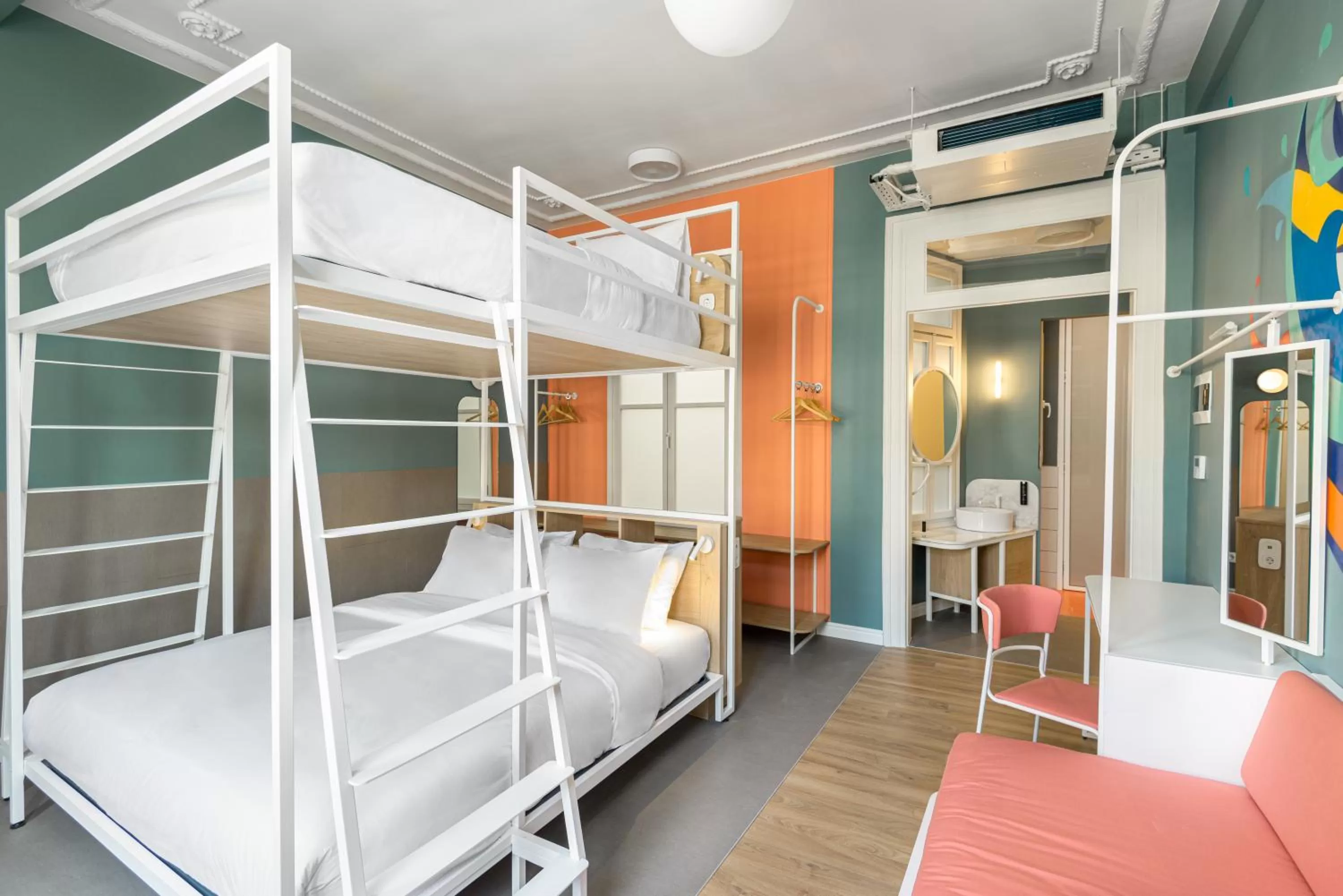 Decorative detail, Bed in Colors Urban Hotel Thessaloniki