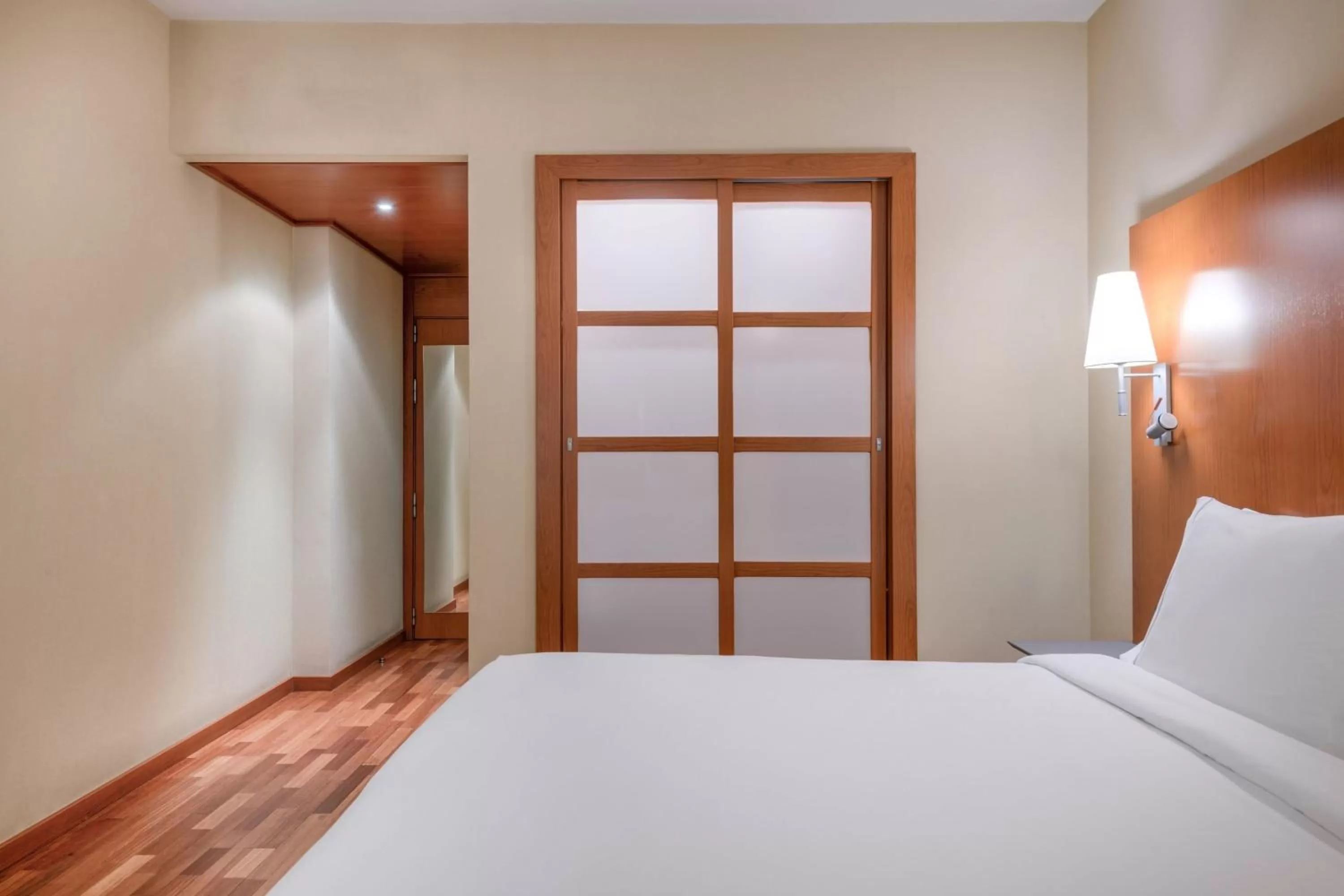 Photo of the whole room, Bed in AC Hotel Aravaca by Marriott