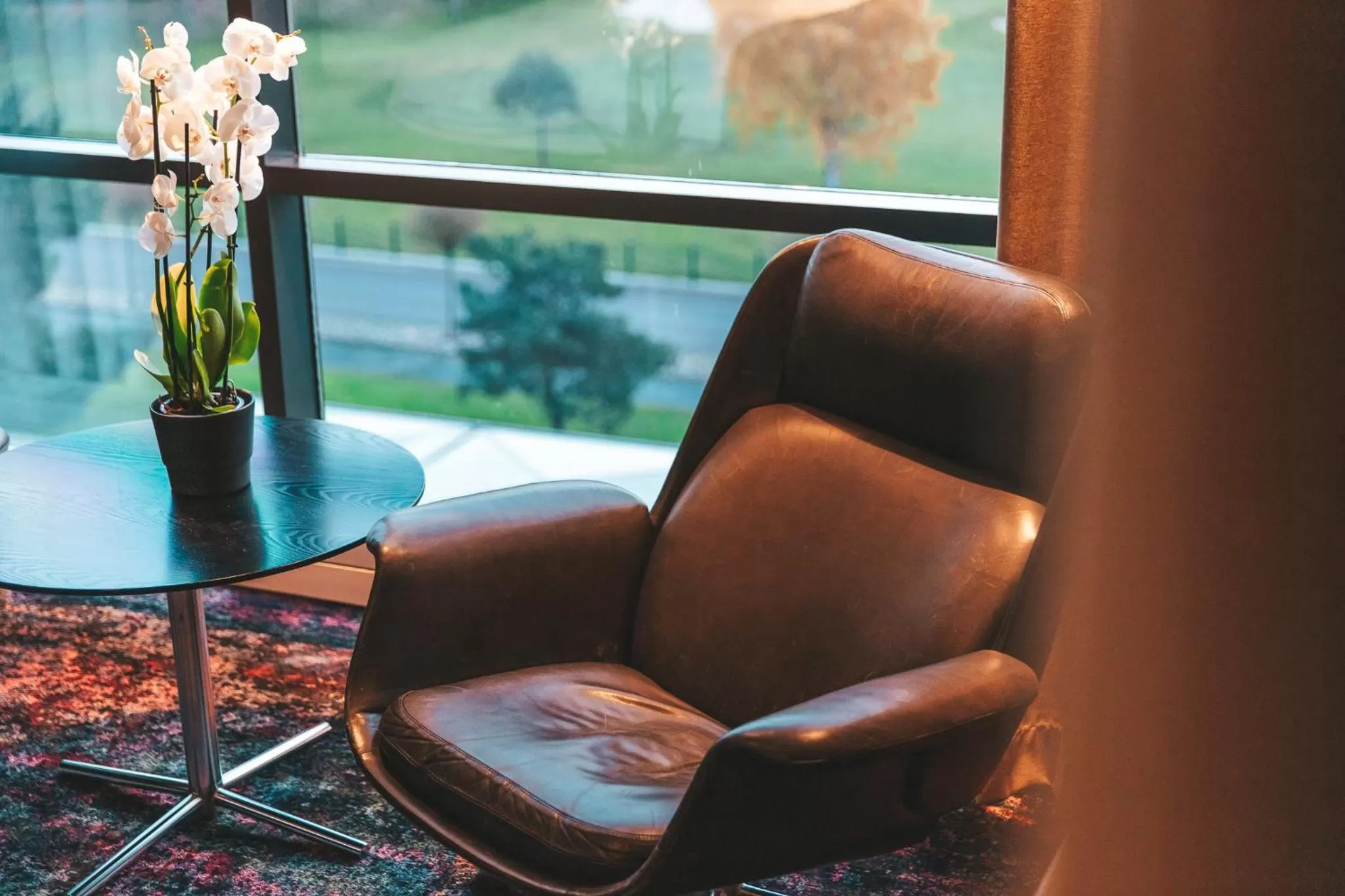 Seating area in Sankt Jörgen Park