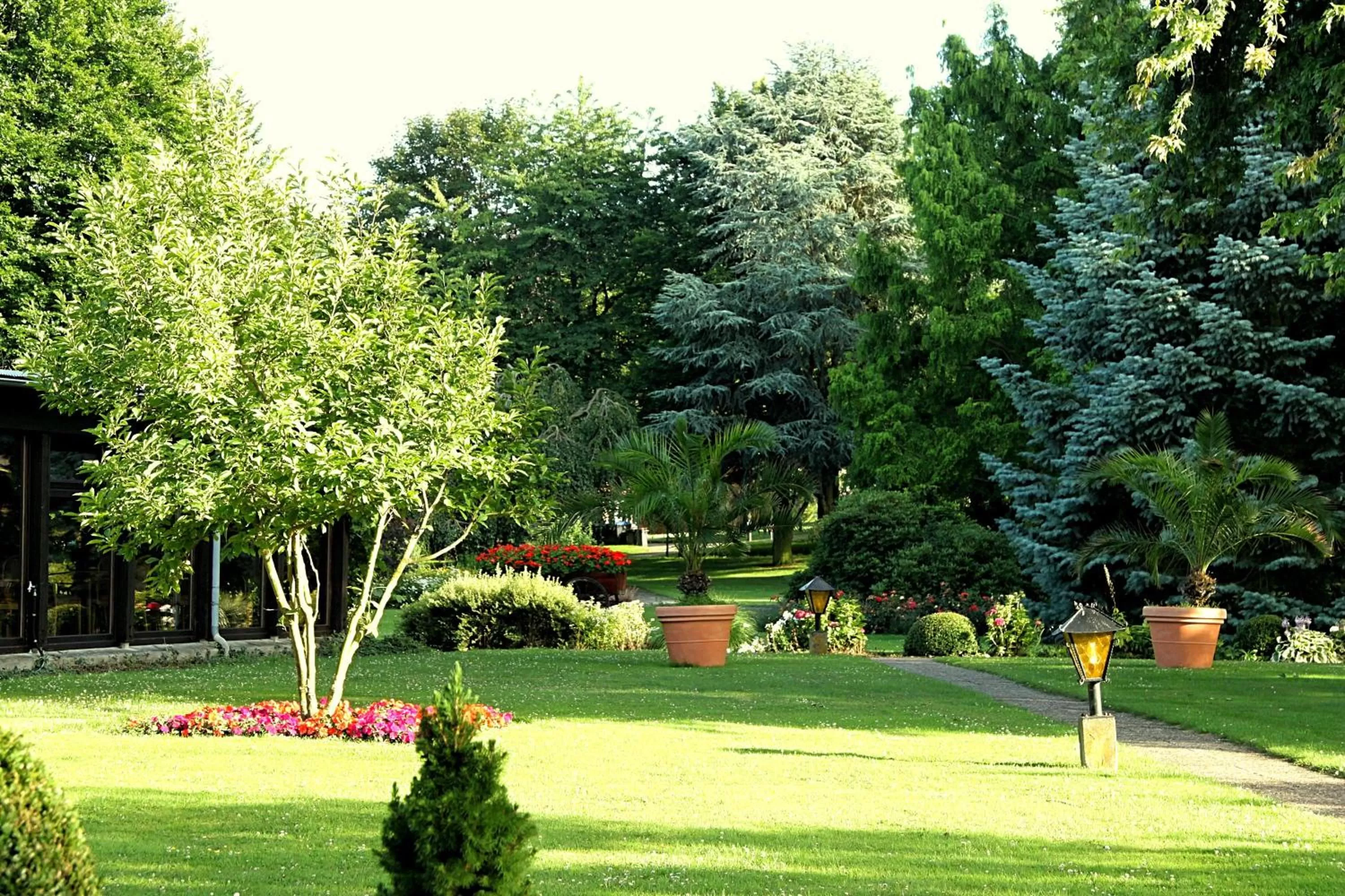 Garden view in Kurhaus Pivittskrug