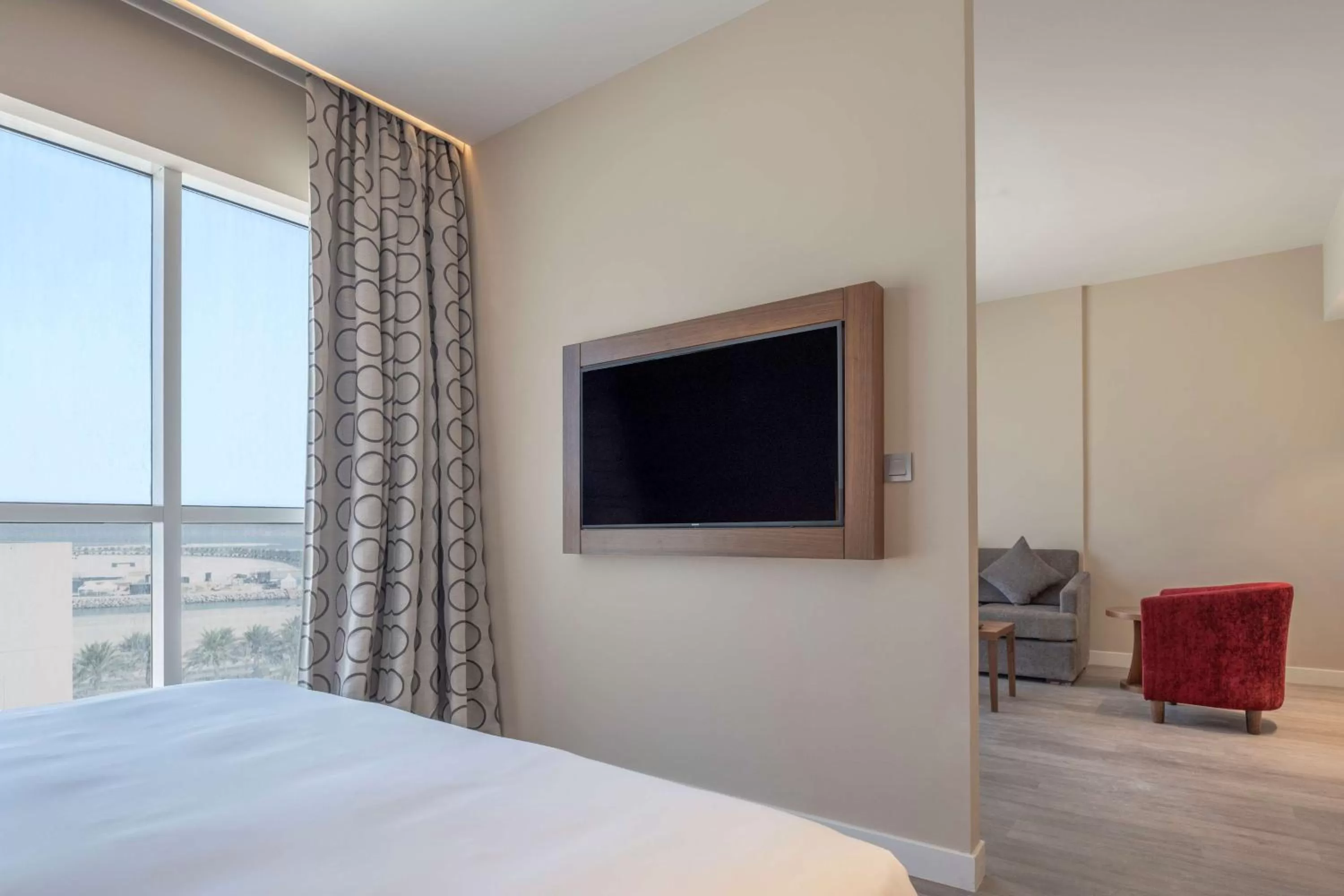 Photo of the whole room, Bed in Radisson Resort Ras Al Khaimah Marjan Island