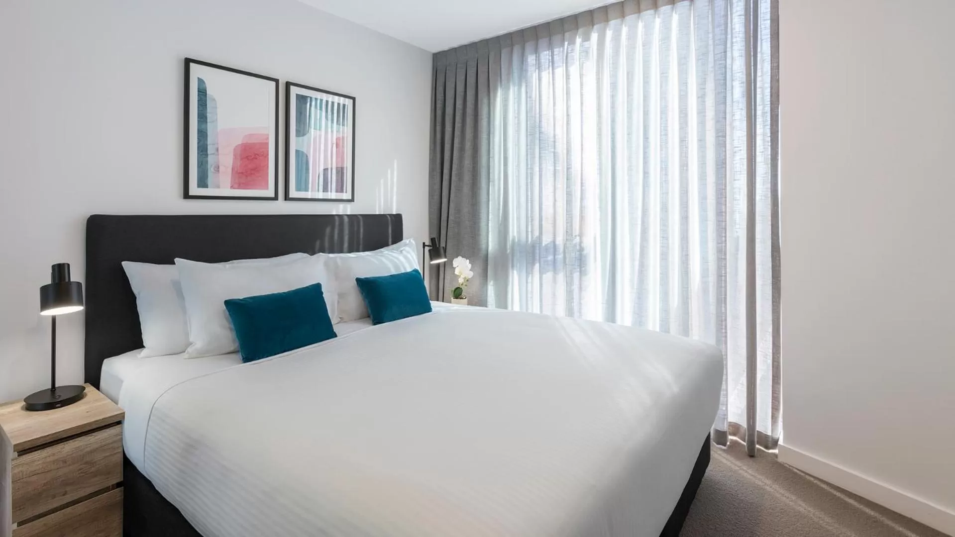 Bed in Avani Melbourne Central Residences