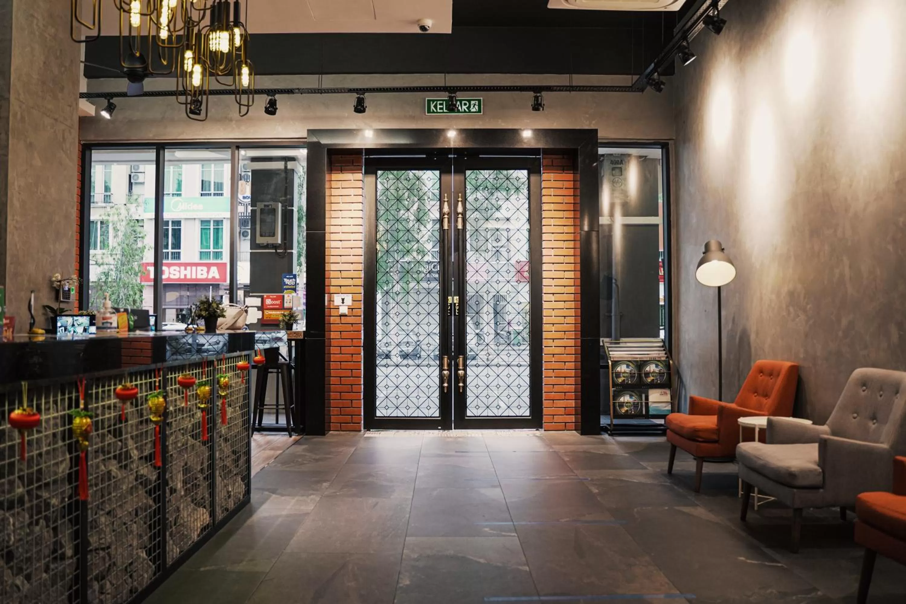 Lobby or reception in Amigo Hotel