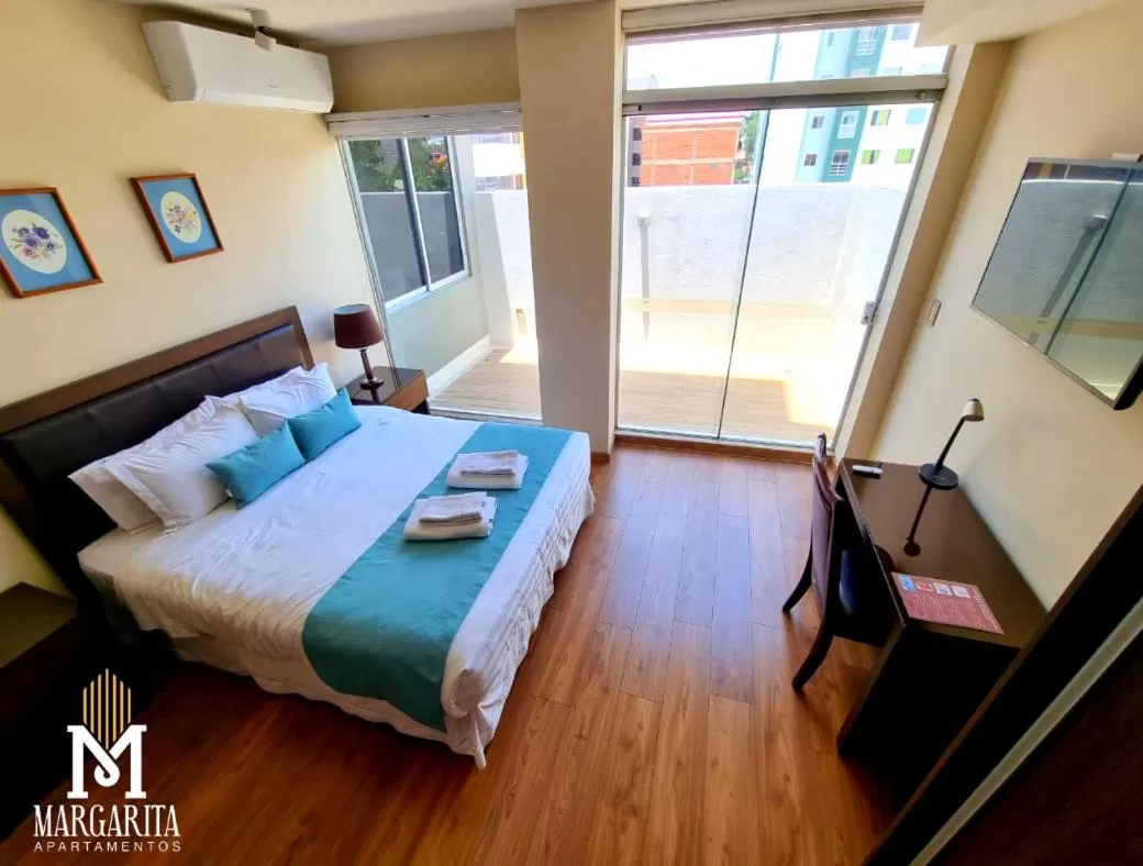 Bed in Margarita Apartamentos