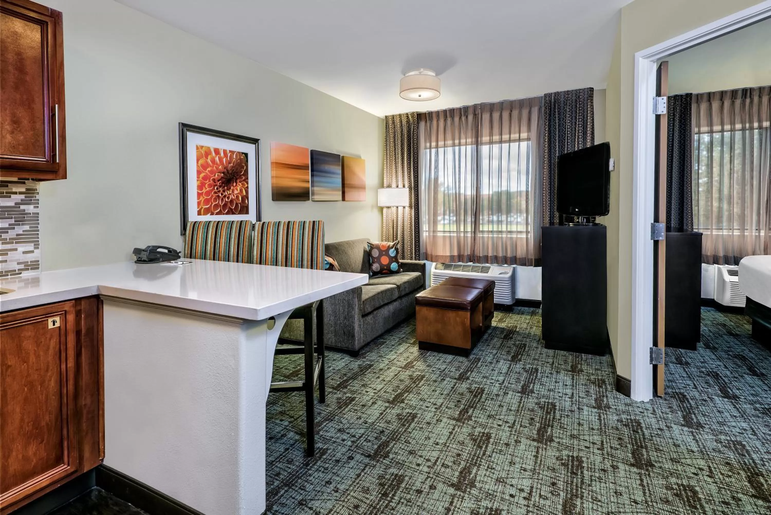 Photo of the whole room, Bed in Staybridge Suites Lubbock-University Area by IHG