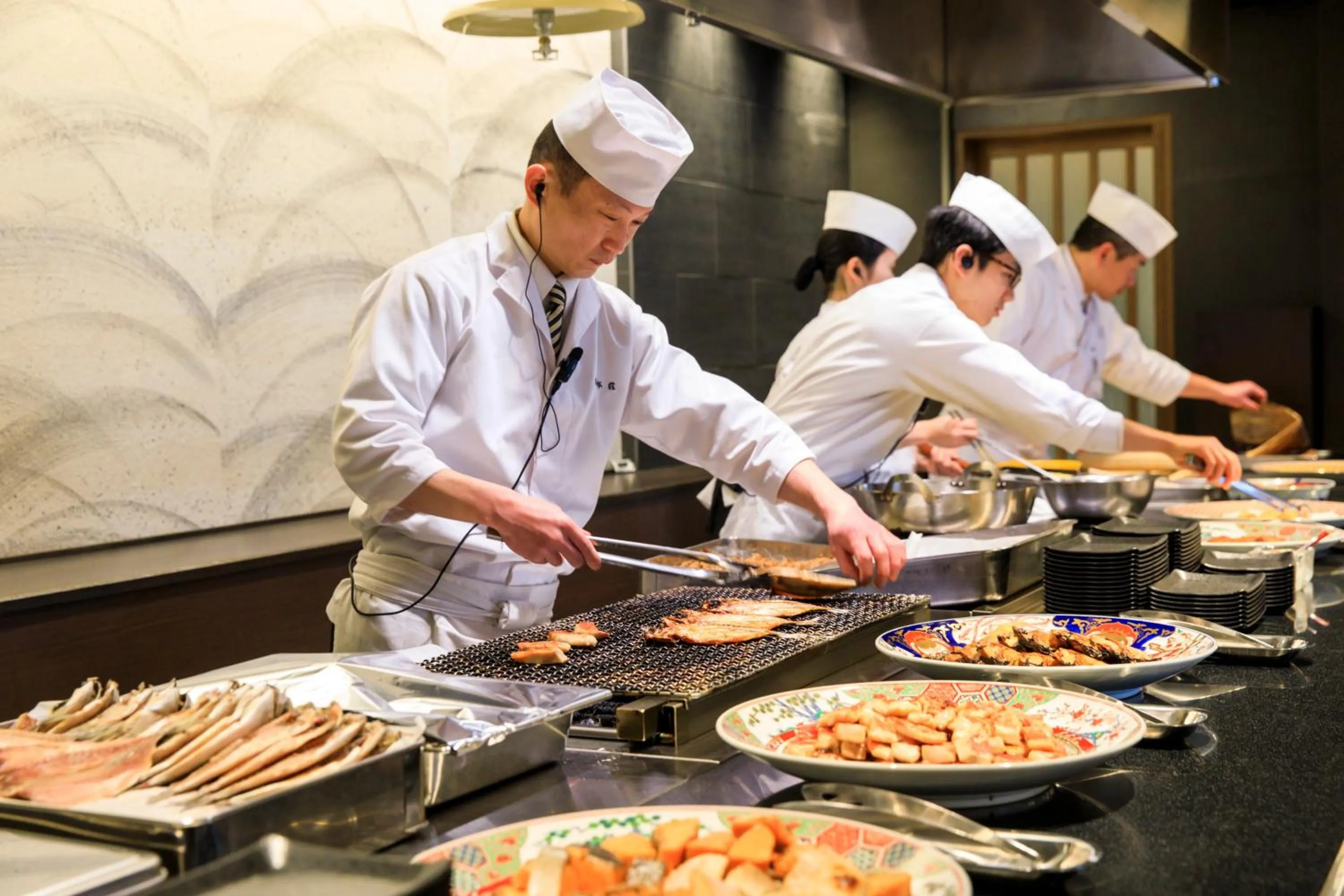 Buffet breakfast in Inatori Ginsuiso