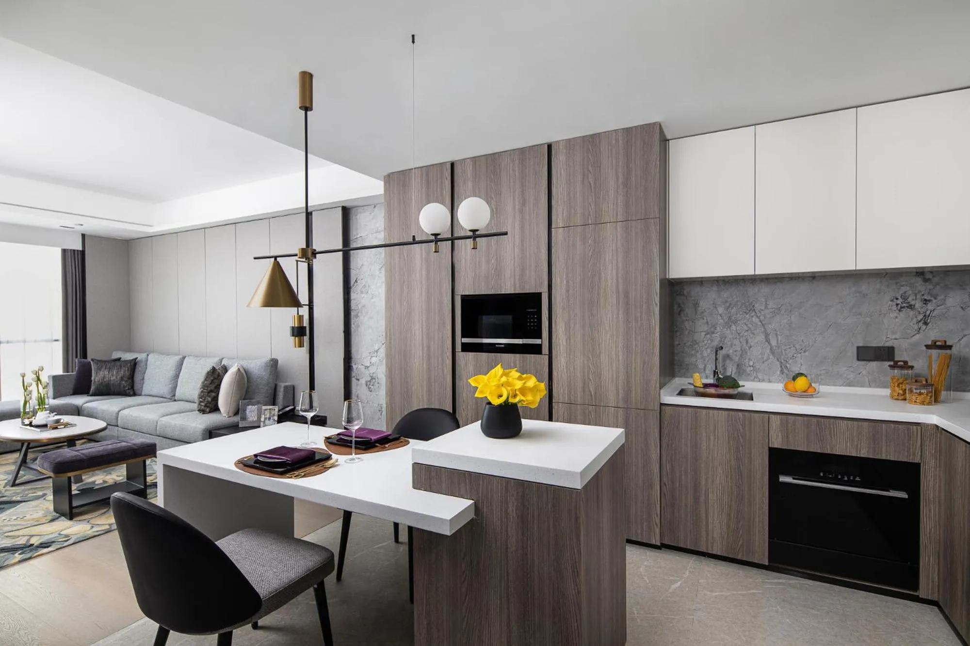 Dining area in Ascott ICC Guangzhou