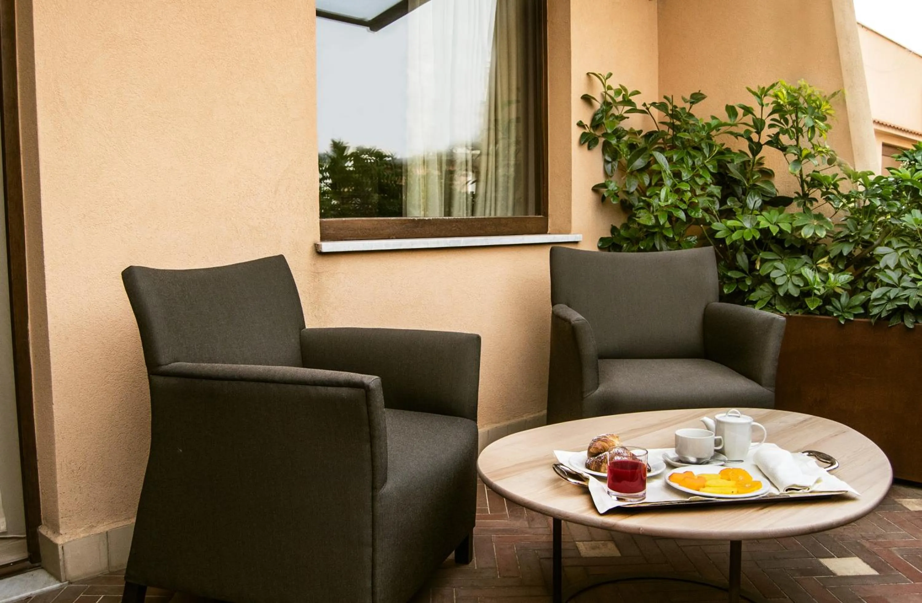Balcony/Terrace in Hotel Federico II Central Palace