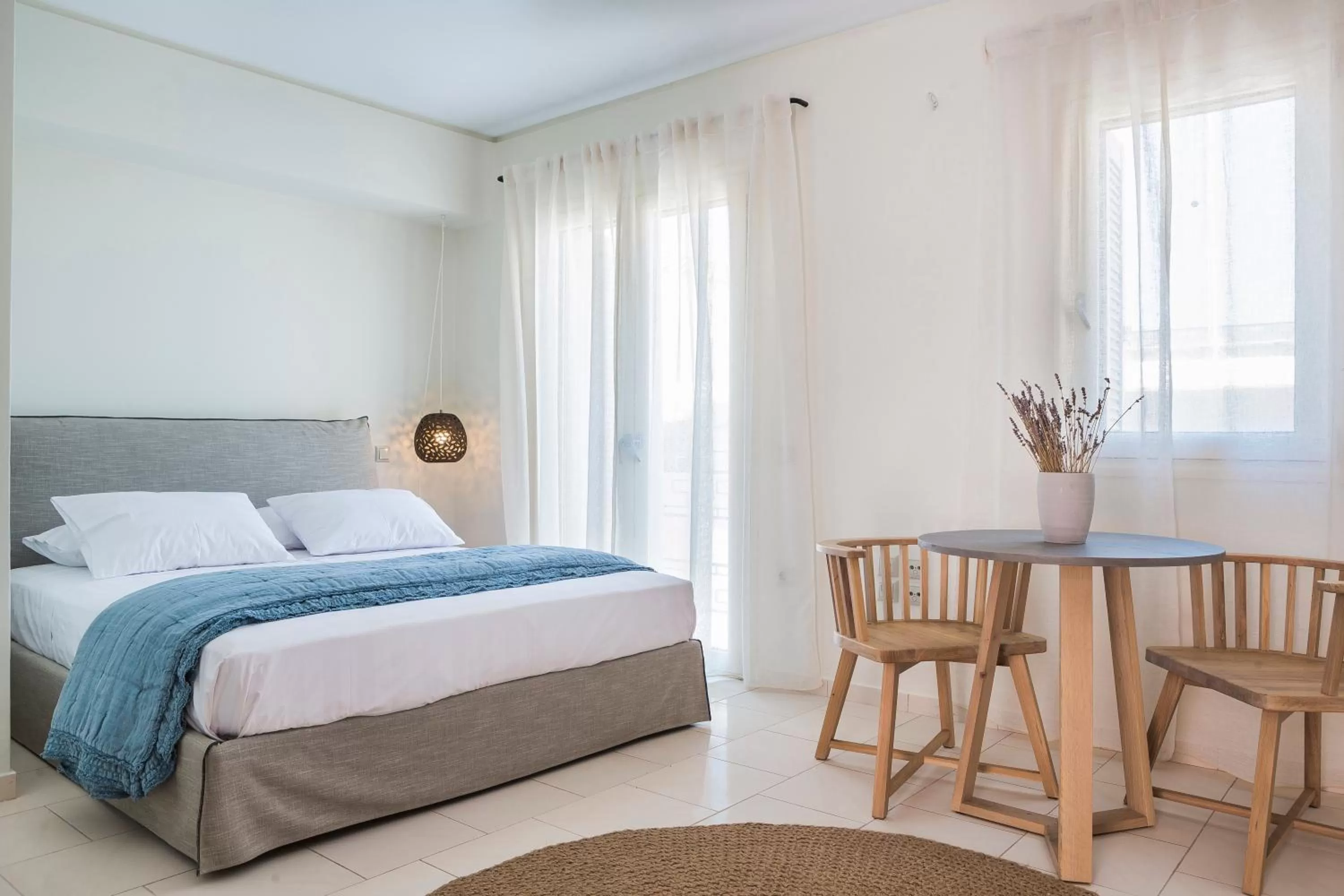 Bed in Argostoli Marina Suites