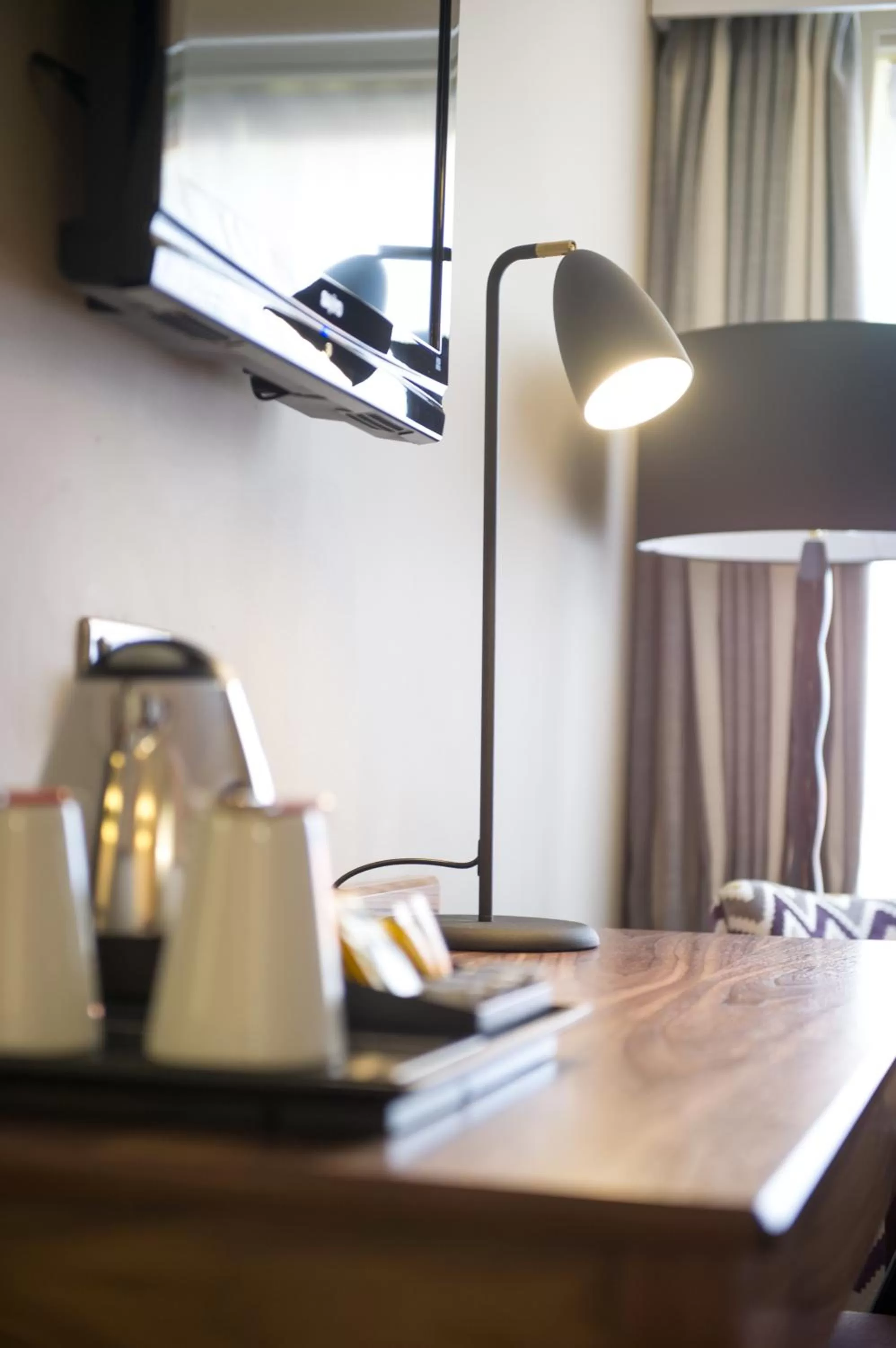 Decorative detail, TV/Entertainment Center in The Crown & Greyhound by Innkeeper's Collection