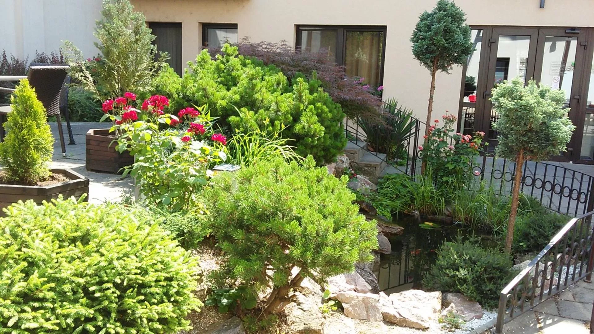 Garden in Hotel Litovel