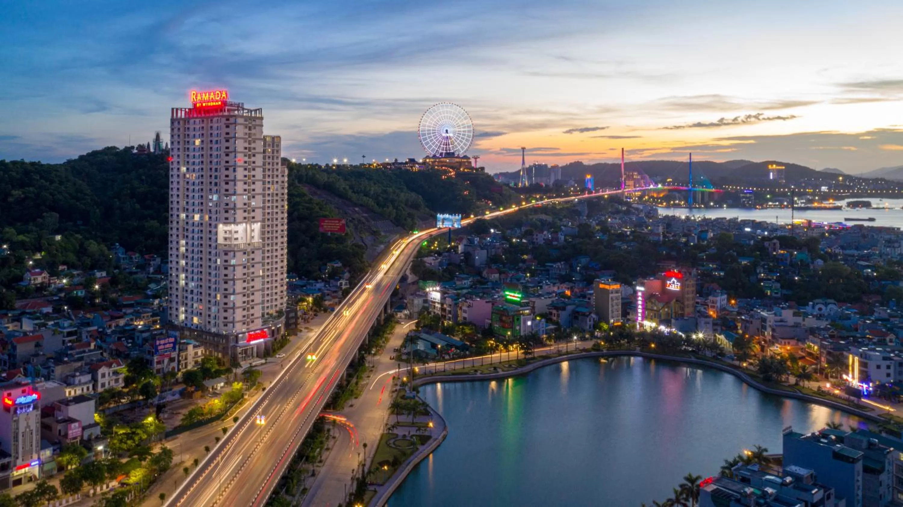 Property building in Ramada Hotel & Suites by Wyndham Halong Bay View