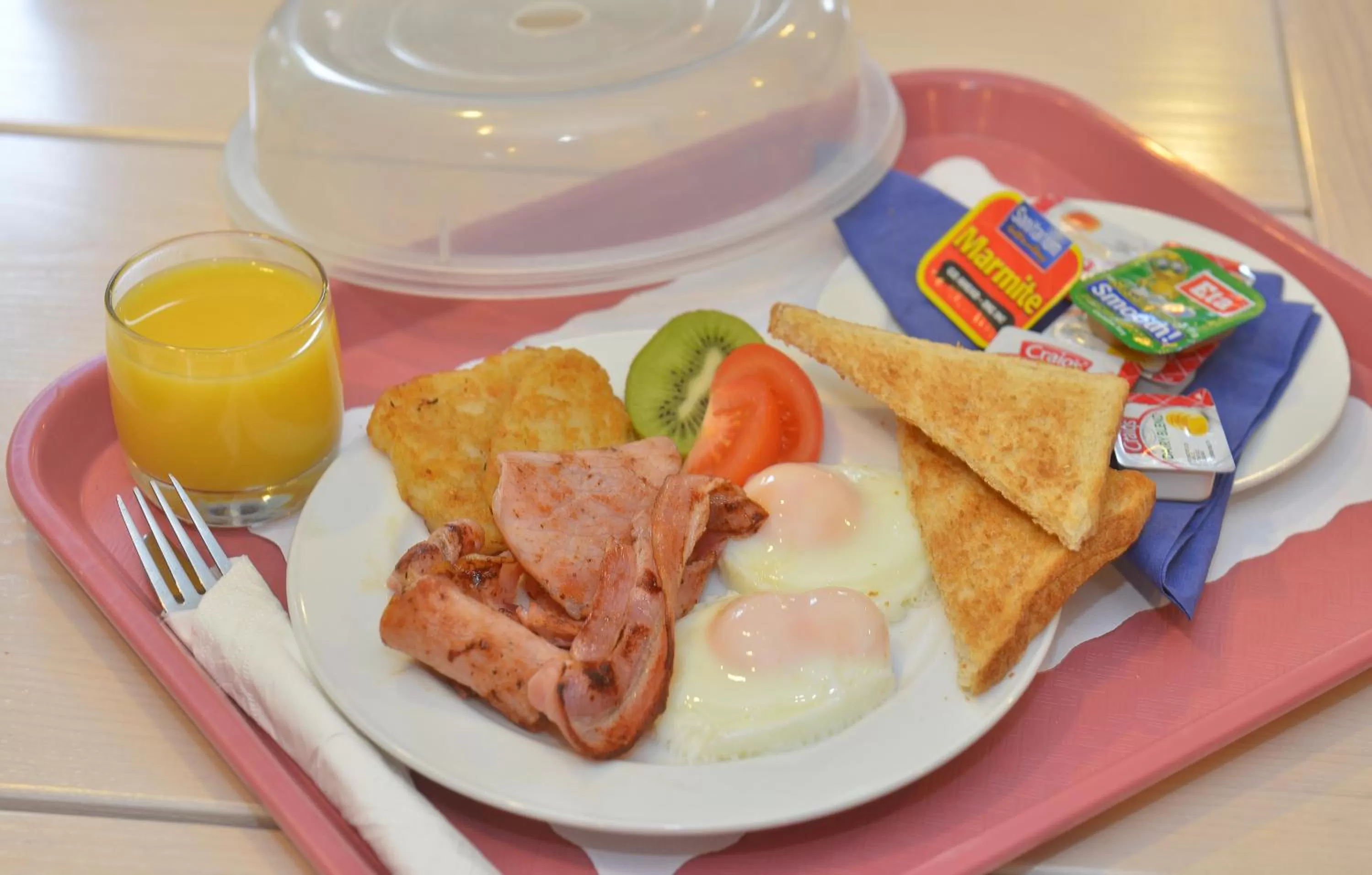 Food close-up in Brougham Heights Motel