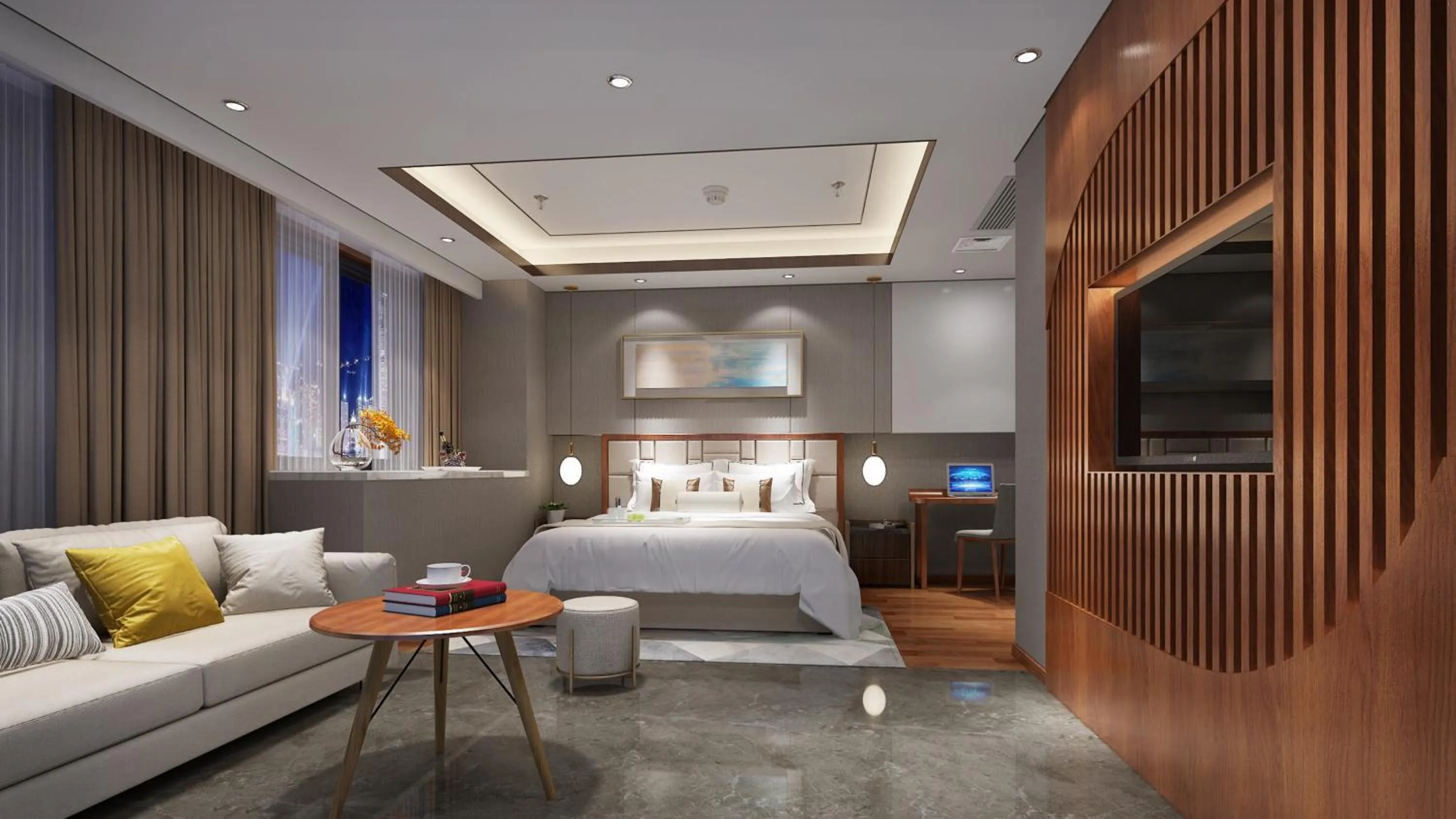 Photo of the whole room, Bed in Holiday Inn Suites Xi'an High-Tech Zone by IHG
