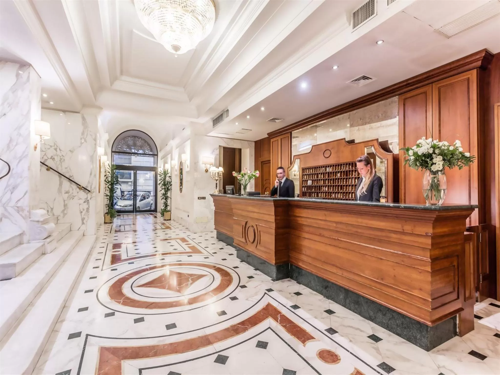 Lobby or reception in Raeli Hotel Archimede