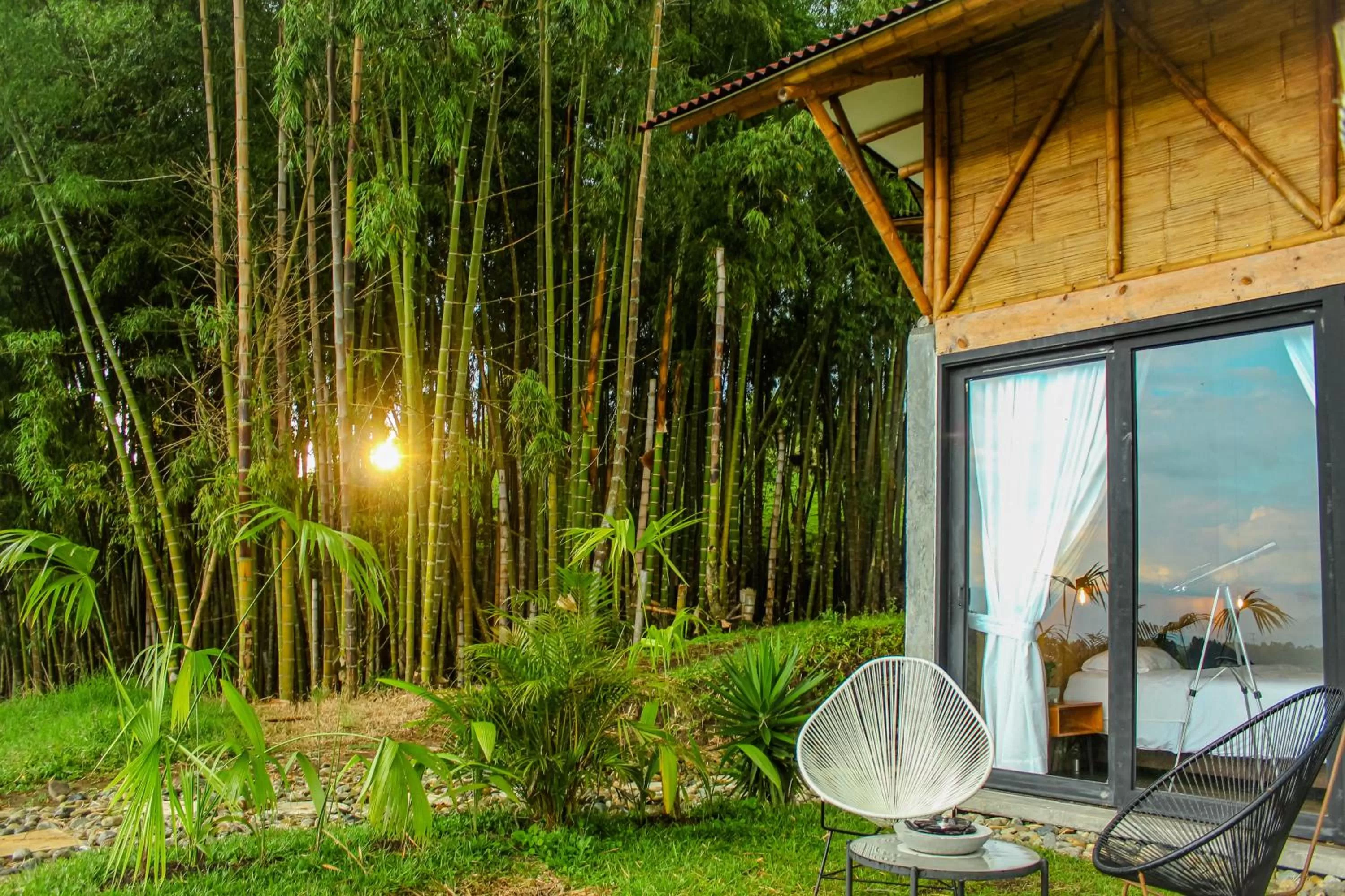 Patio in Ecohotel Monte Tierra Habitaciones y Glamping