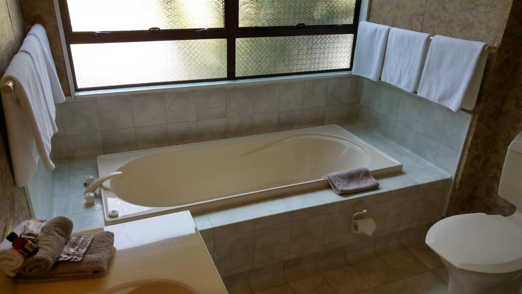 Bathroom in Hobson's Choice Motel