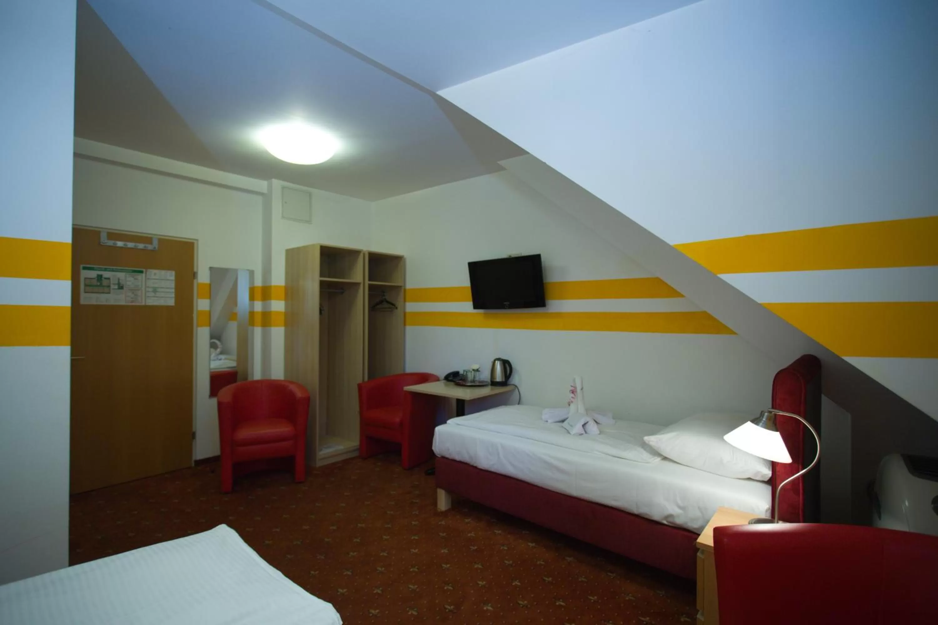 Bed in Hotel City Residence