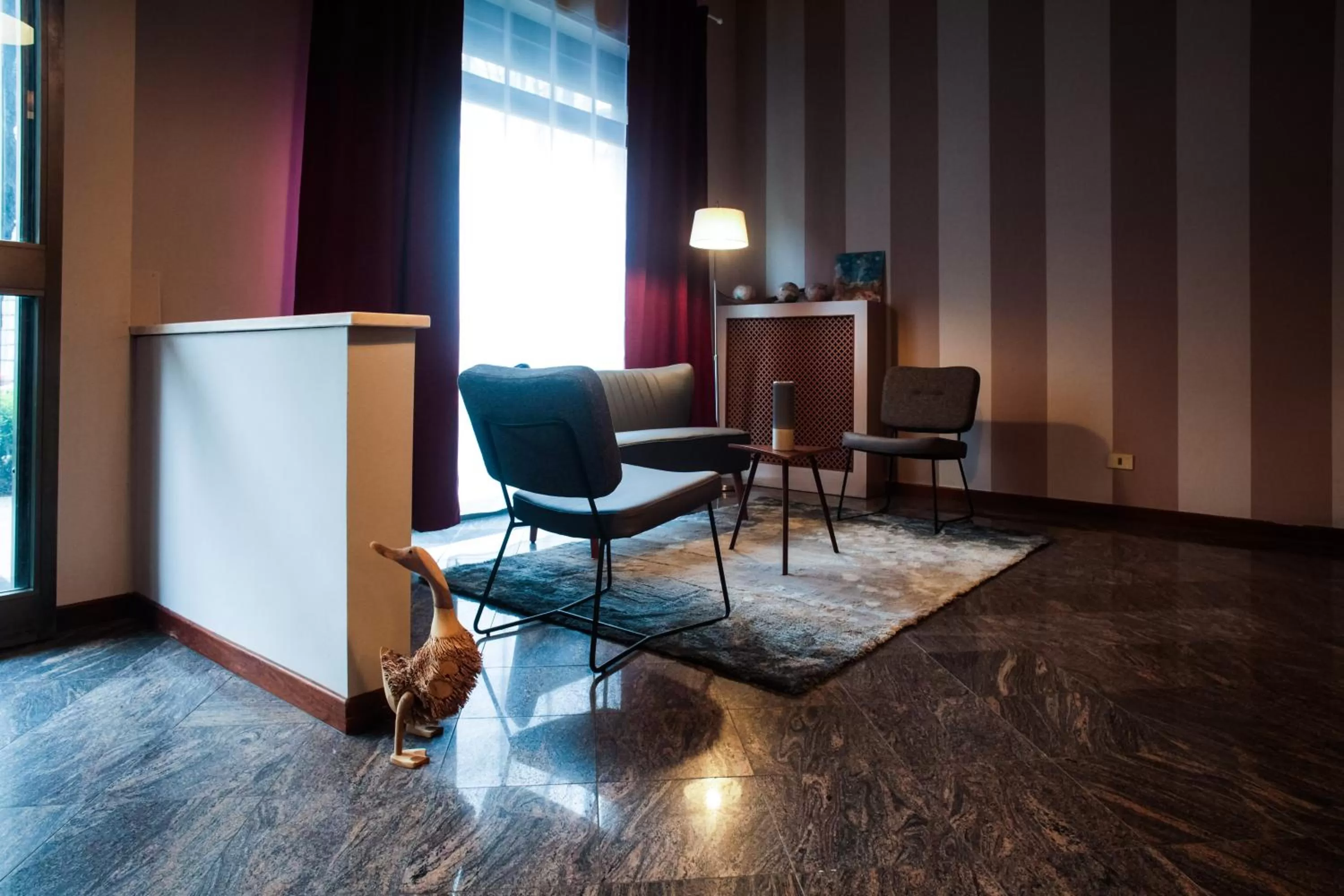 Lobby or reception in Hotel di Porta Romana