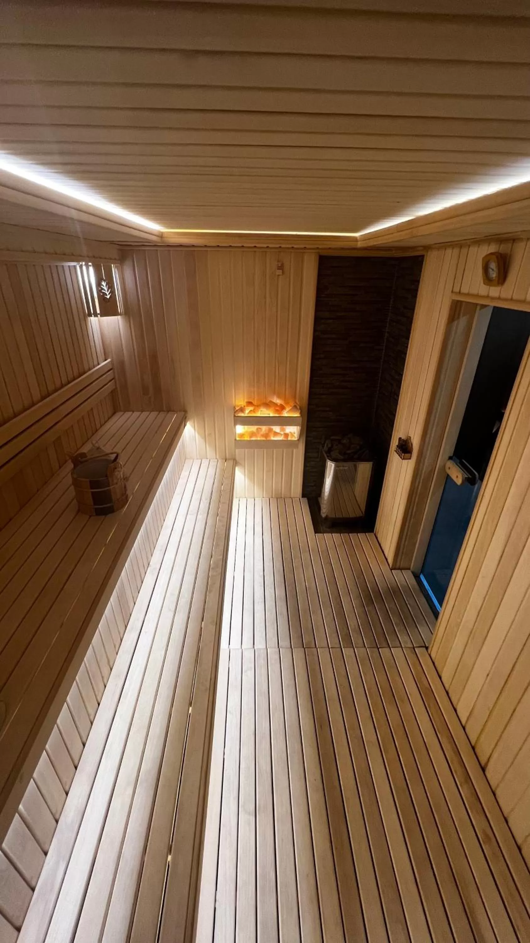 Sauna in MaxWell Hotel & SPA
