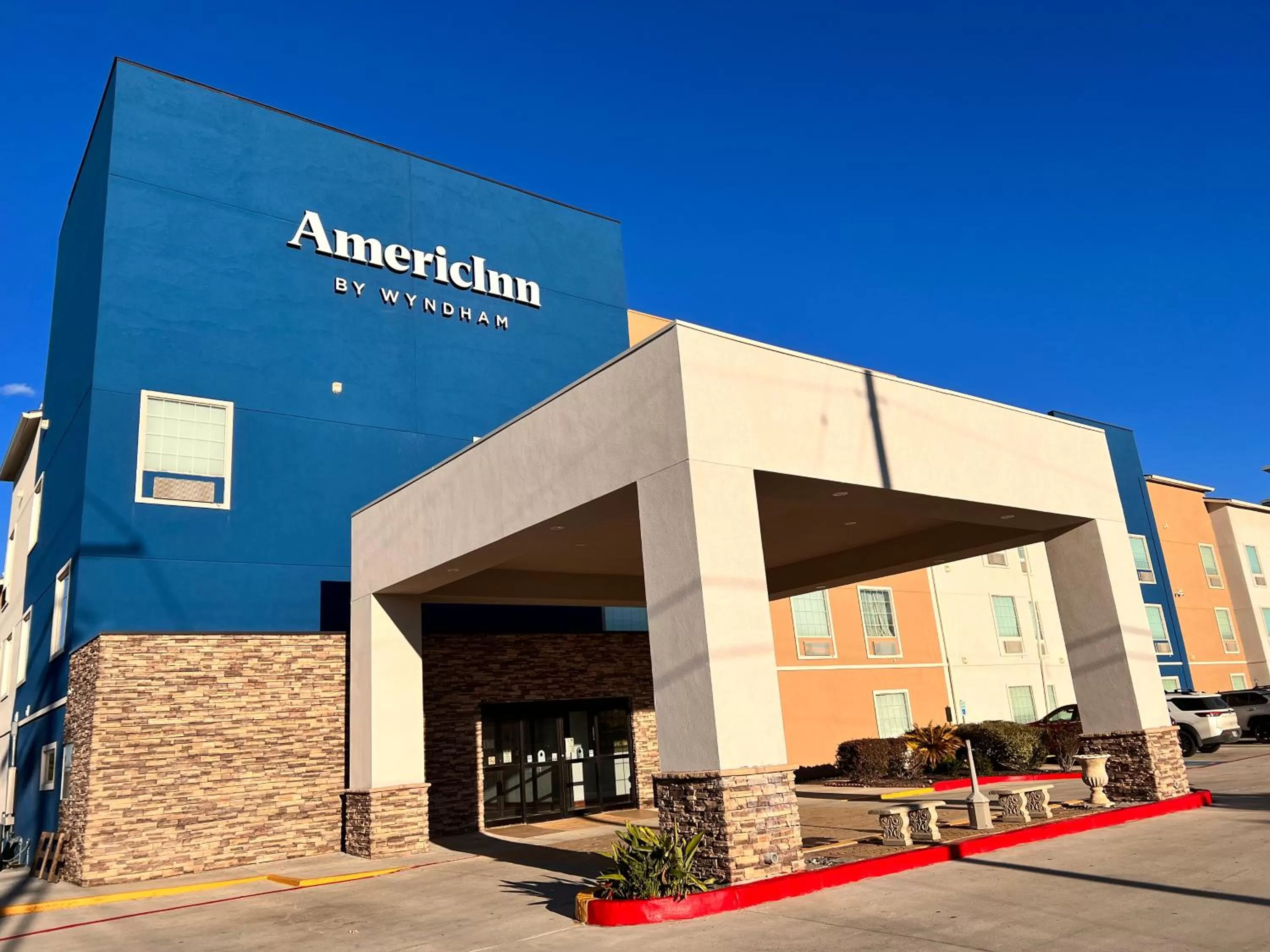 Property building in AmericInn by Wyndham New Braunfels