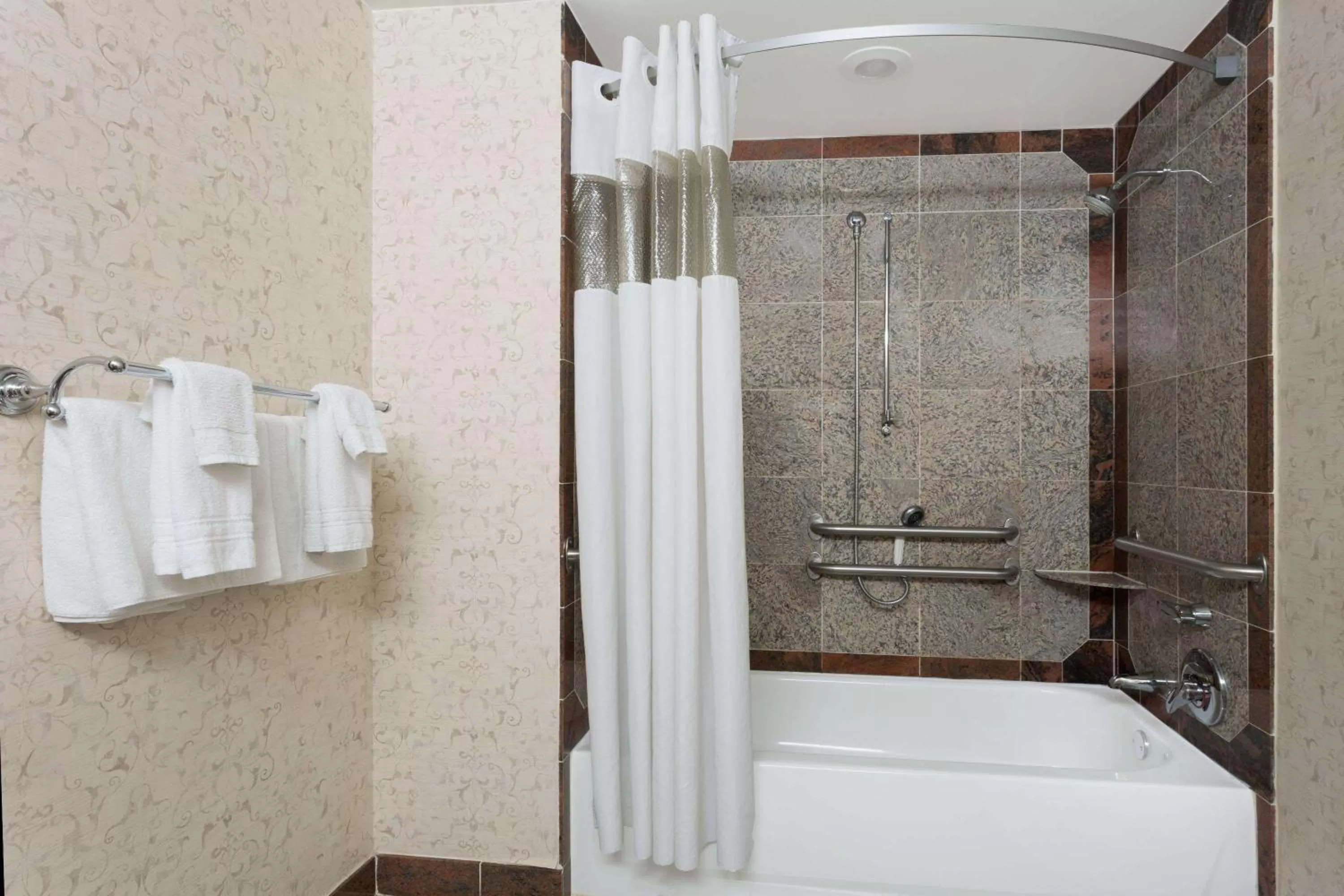 Bathroom in Days Inn by Wyndham Lanham Washington DC