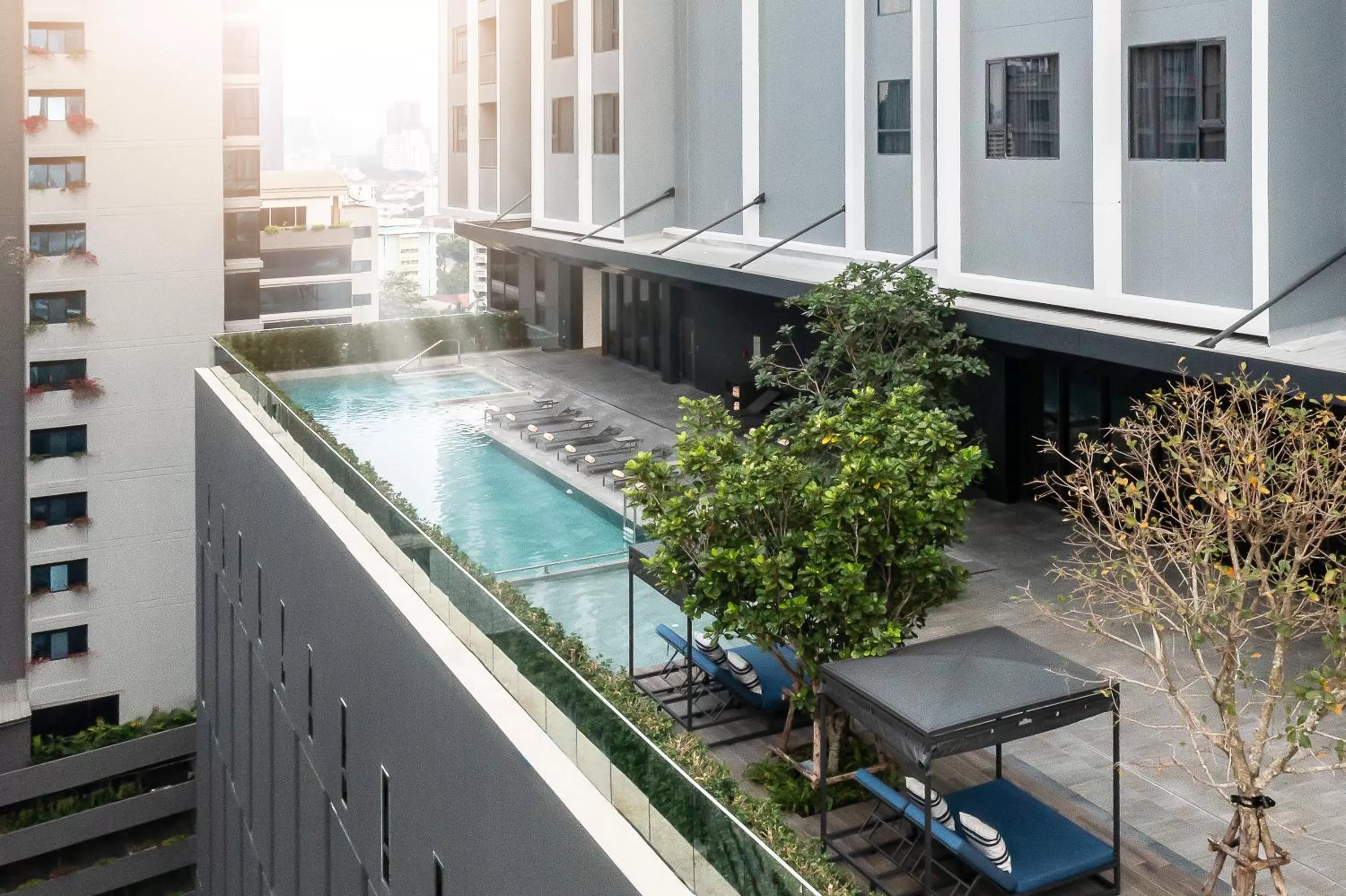 Pool view in Staybridge Suites Bangkok Sukhumvit by IHG