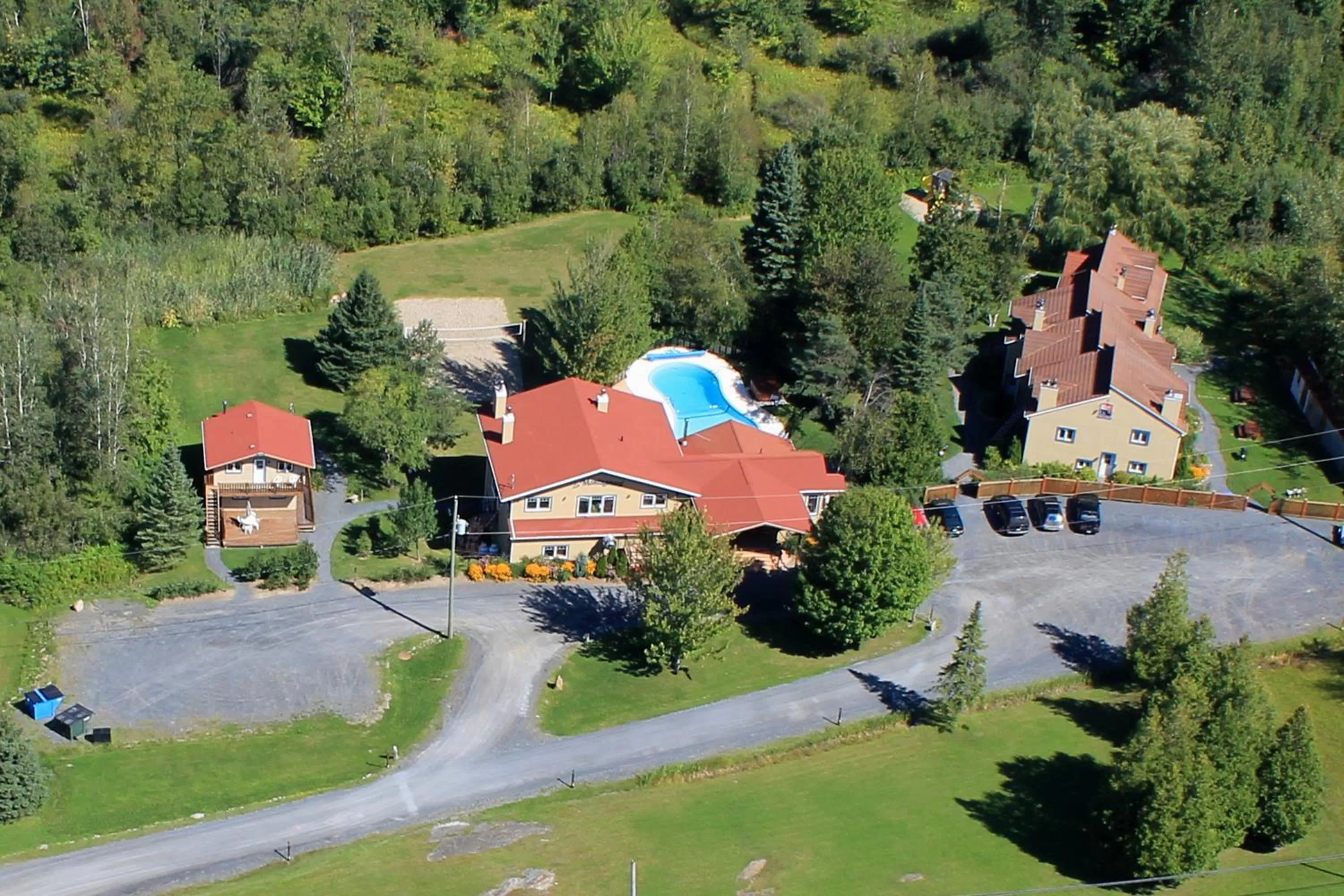 Bird's-eye View in Le Montagnard, Auberge Hôtel & Chalets