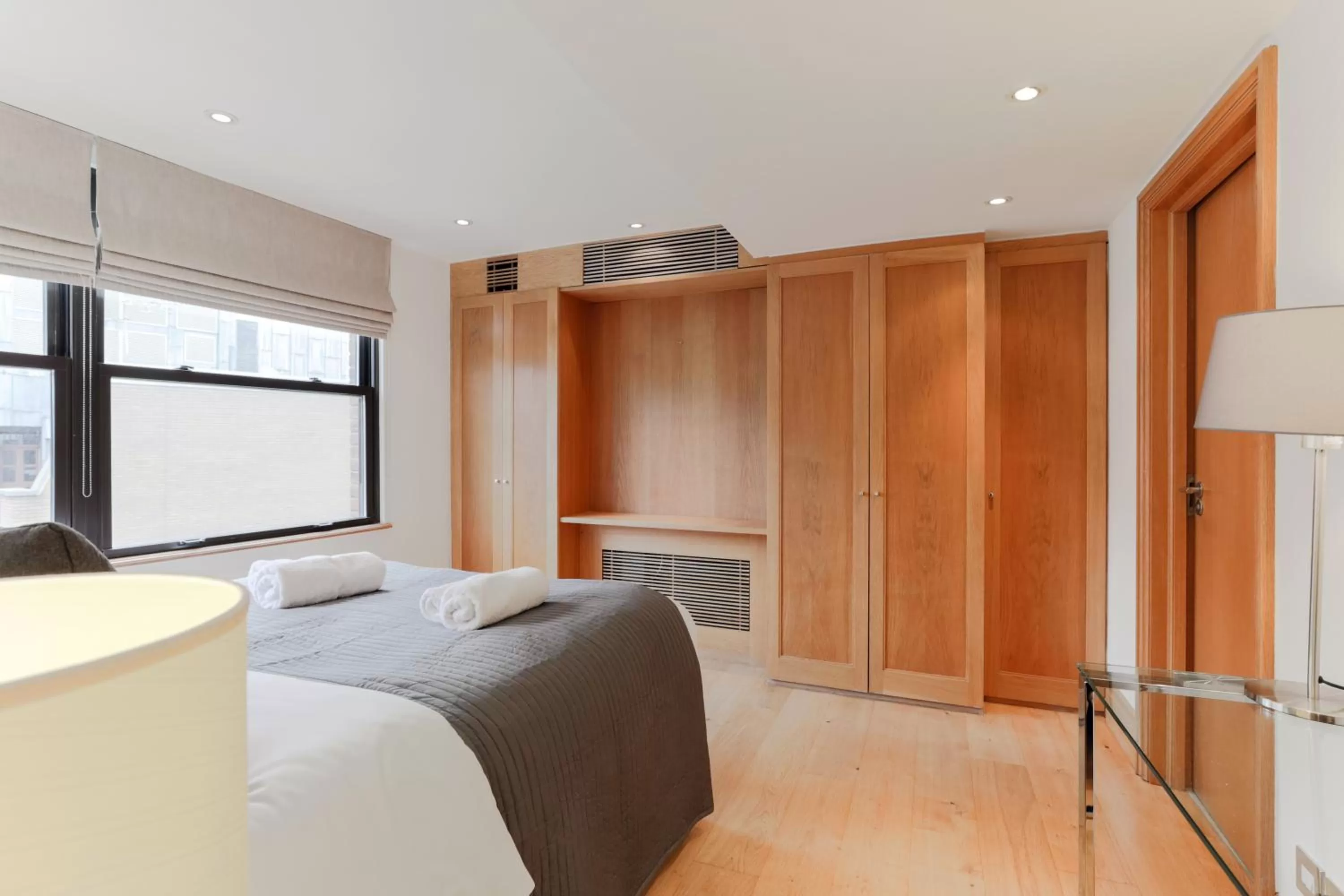 Bedroom in Monument Apartments