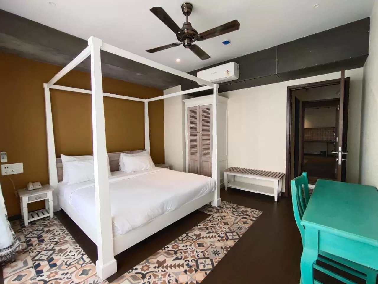 Bedroom, Bed in Bougainvilla Apartment