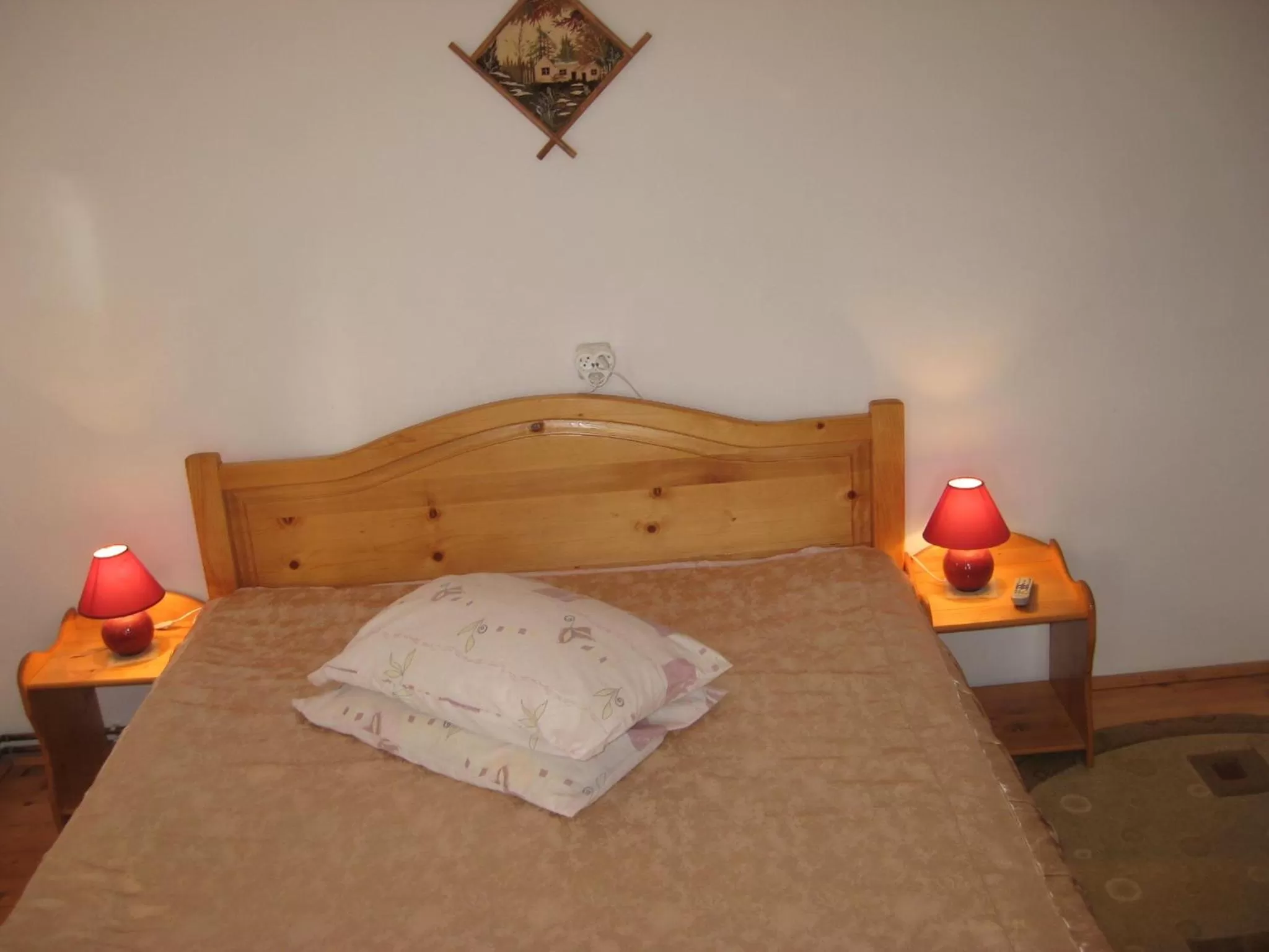 Bed in Pensiunea Luminita