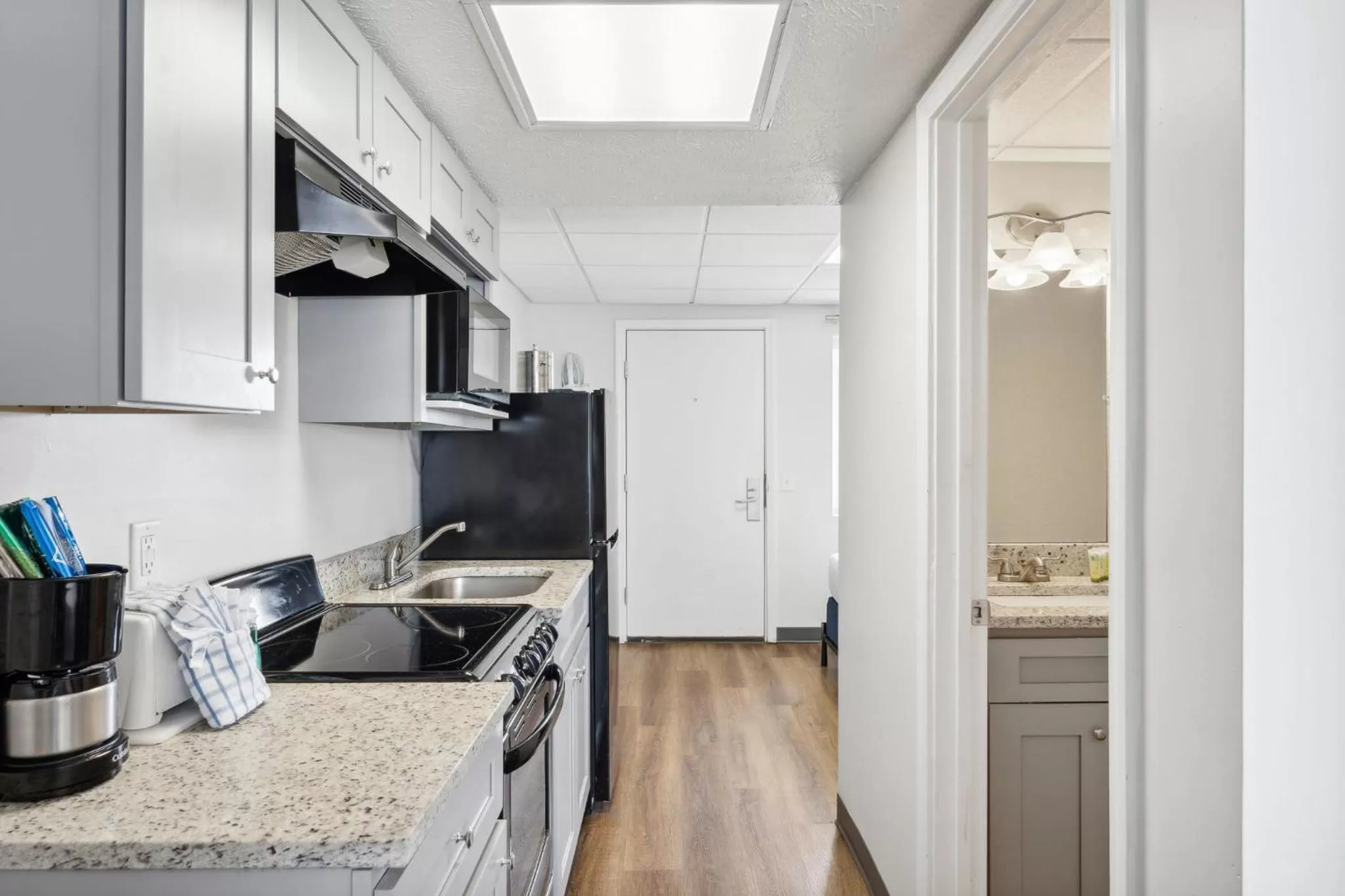 kitchen in Sugar Sands Beachfront Hotel, a By The Sea Resort