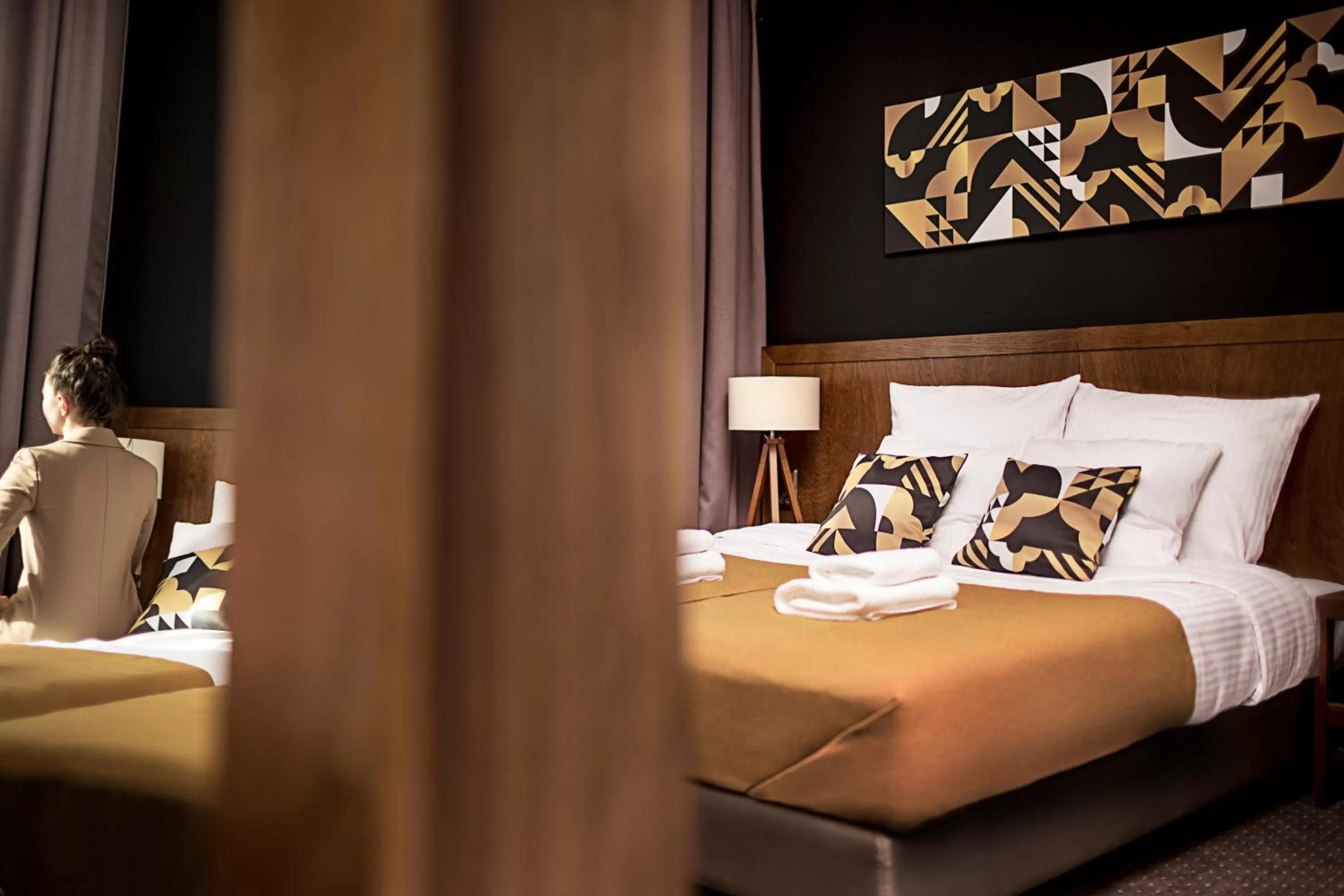 Bed in Zulian Aparthotel by Artery Hotels