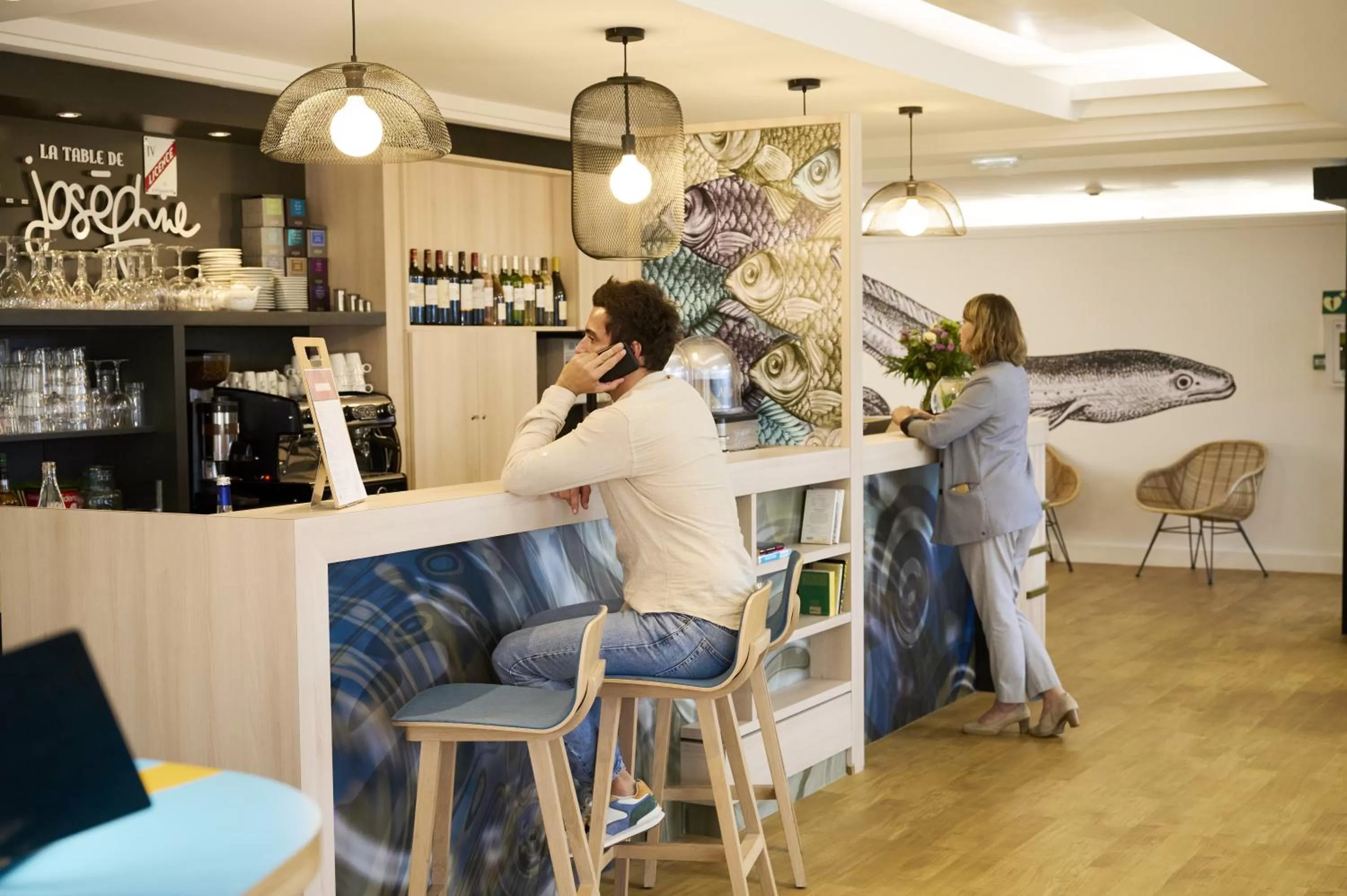 Lobby or reception in ibis Styles Bordeaux Begles Arena