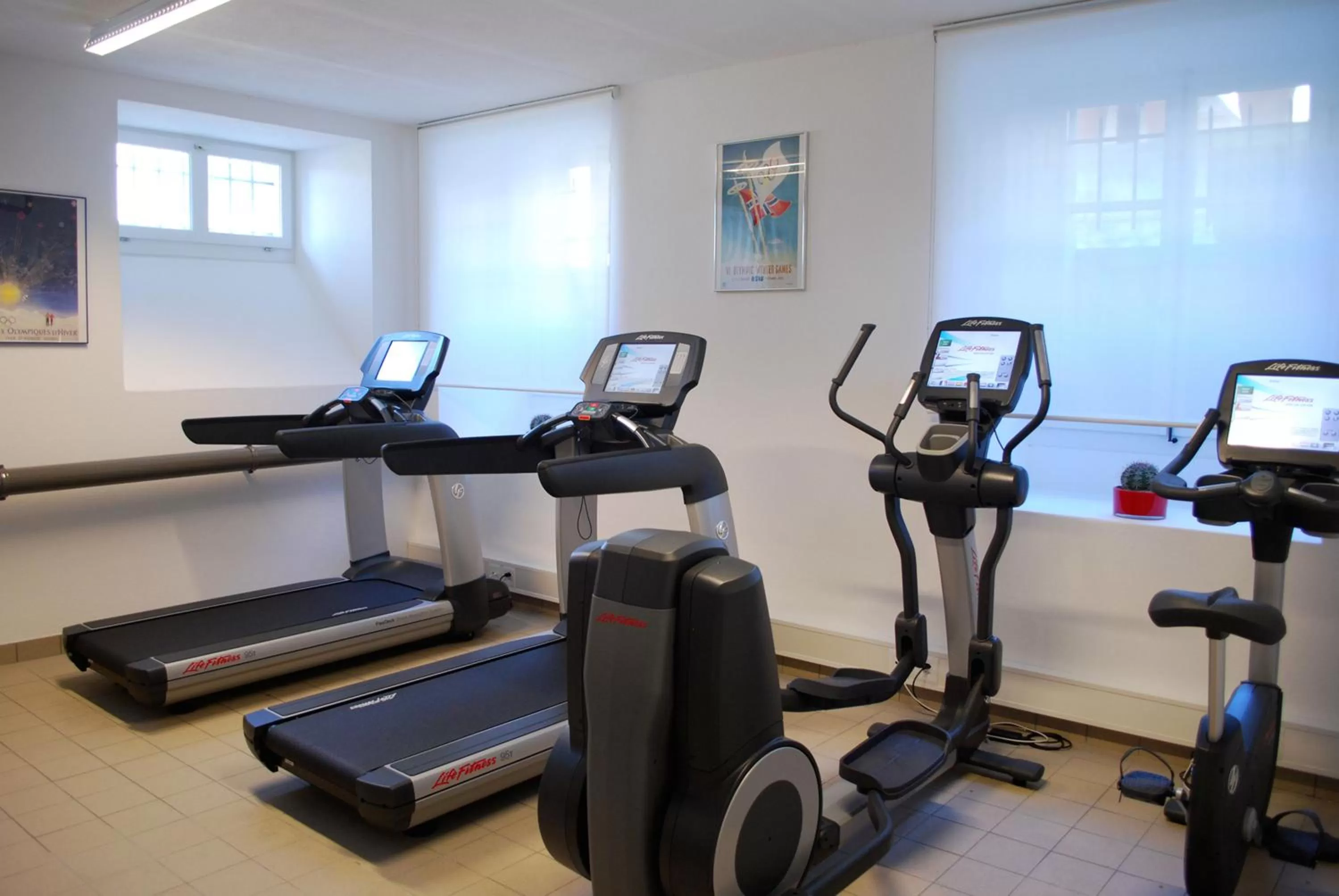 Fitness centre/facilities in Hotel Angleterre