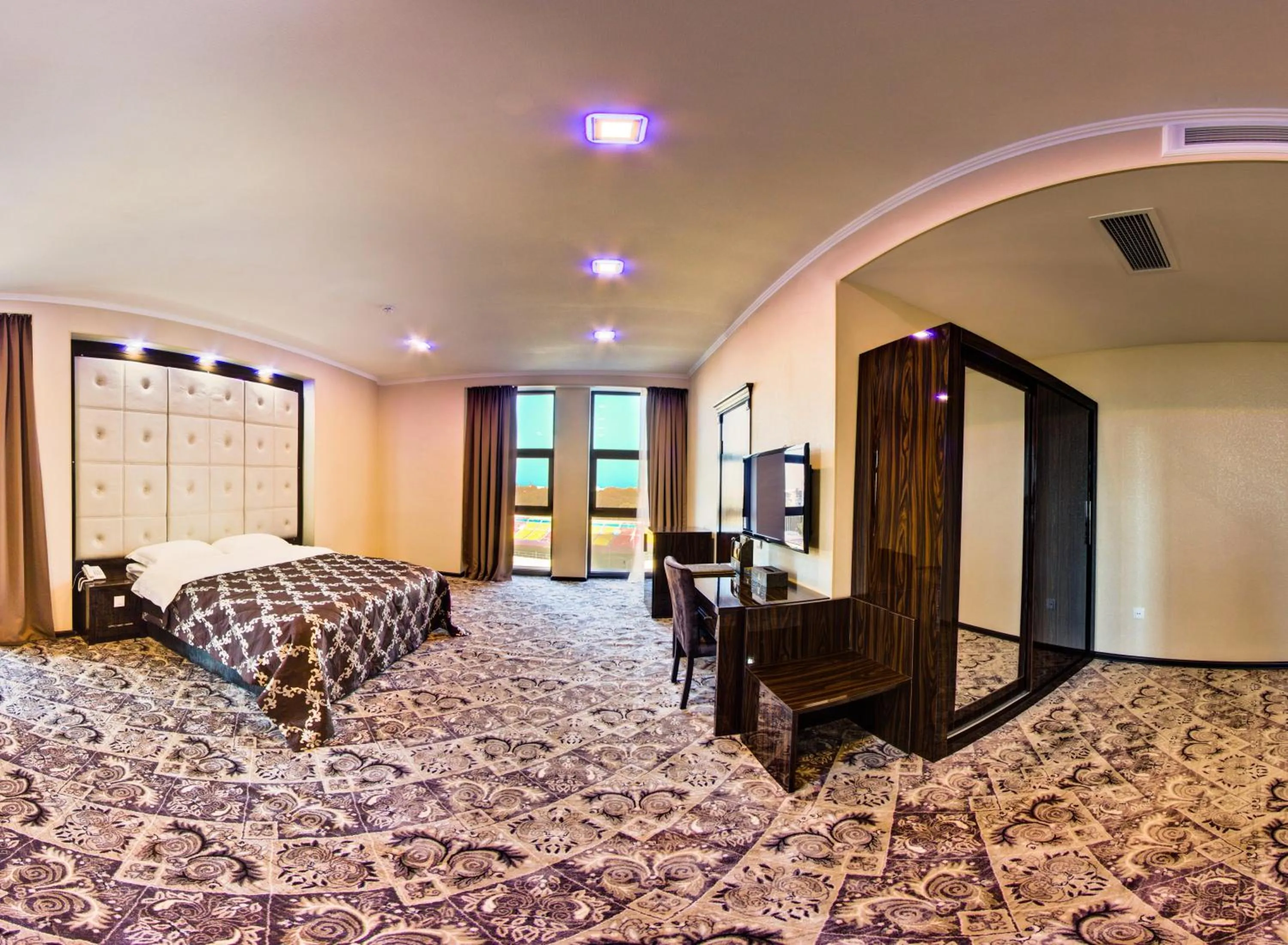 Photo of the whole room, Bed in Plaza Hotel Bishkek