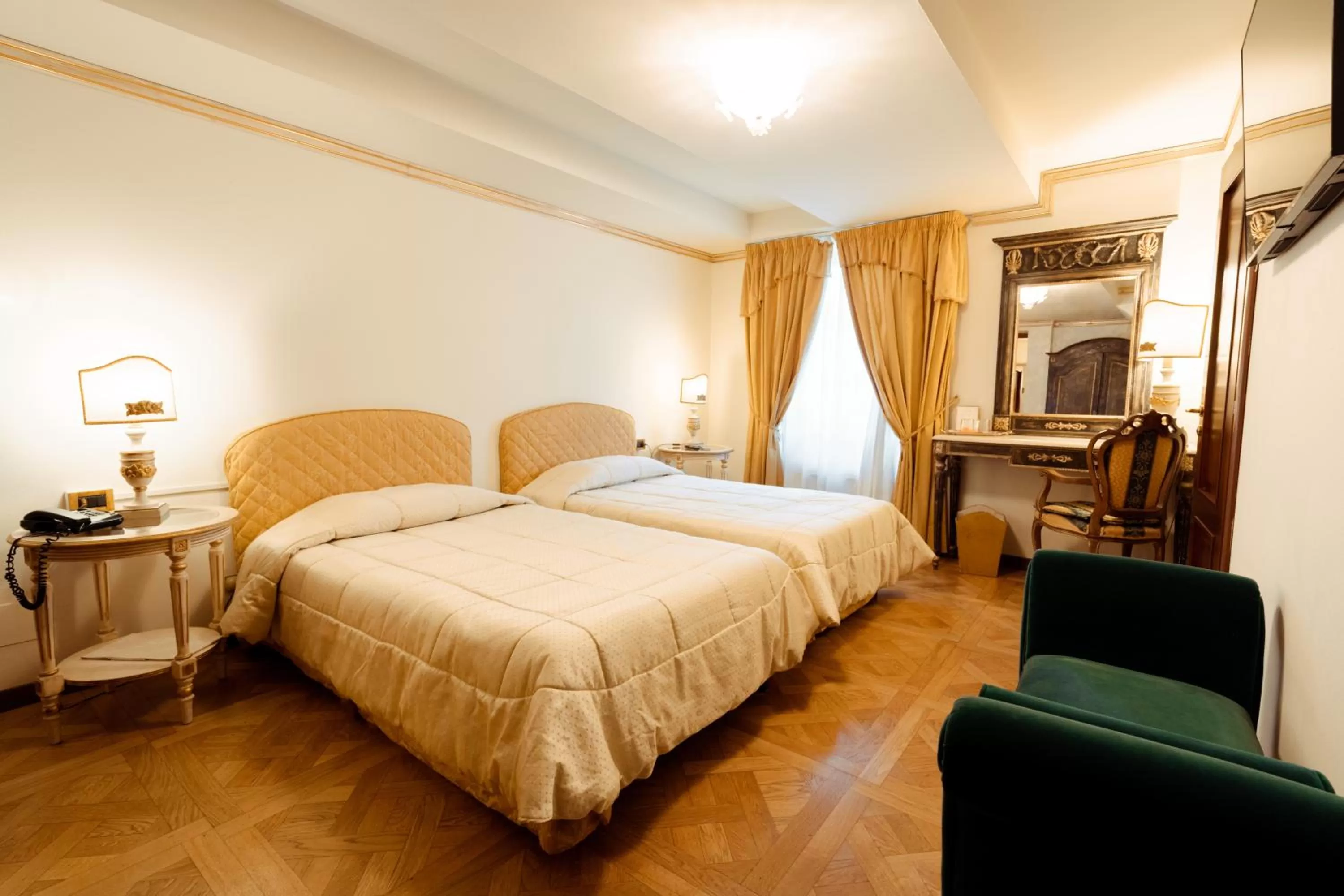Bed in Hotel Palazzo Alexander