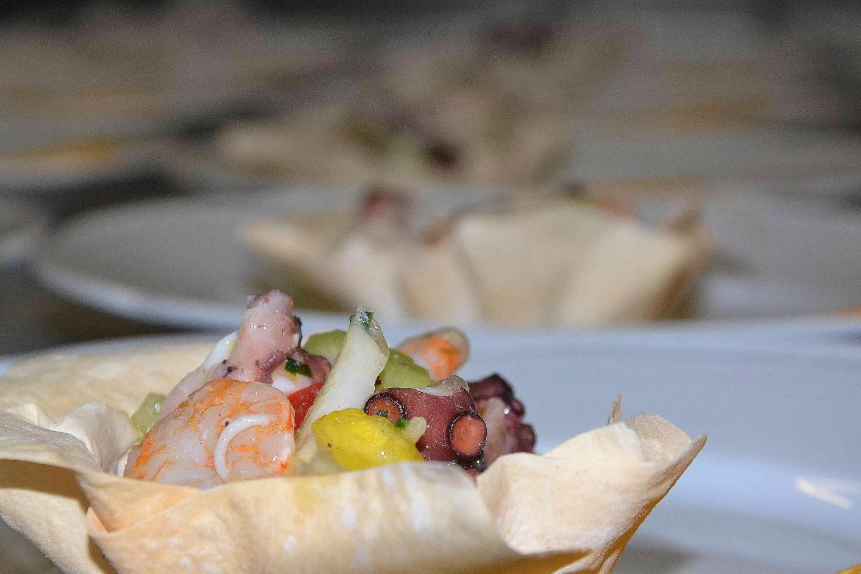 Food close-up in Hotel Bracco