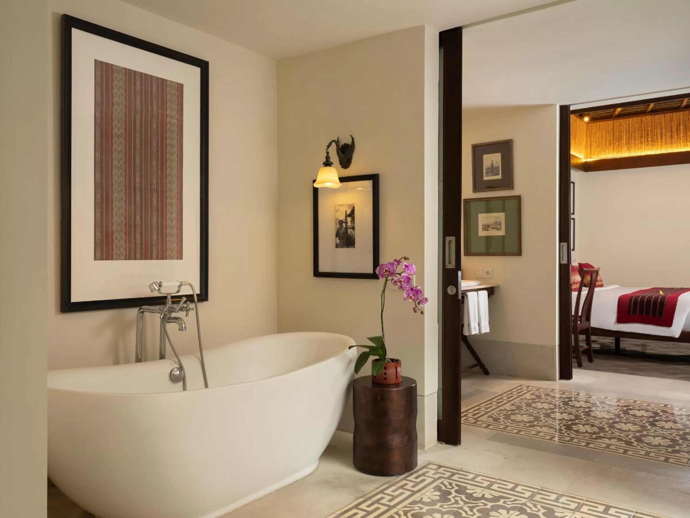 Bathroom, Bed in Sudamala Resort, Senggigi, Lombok