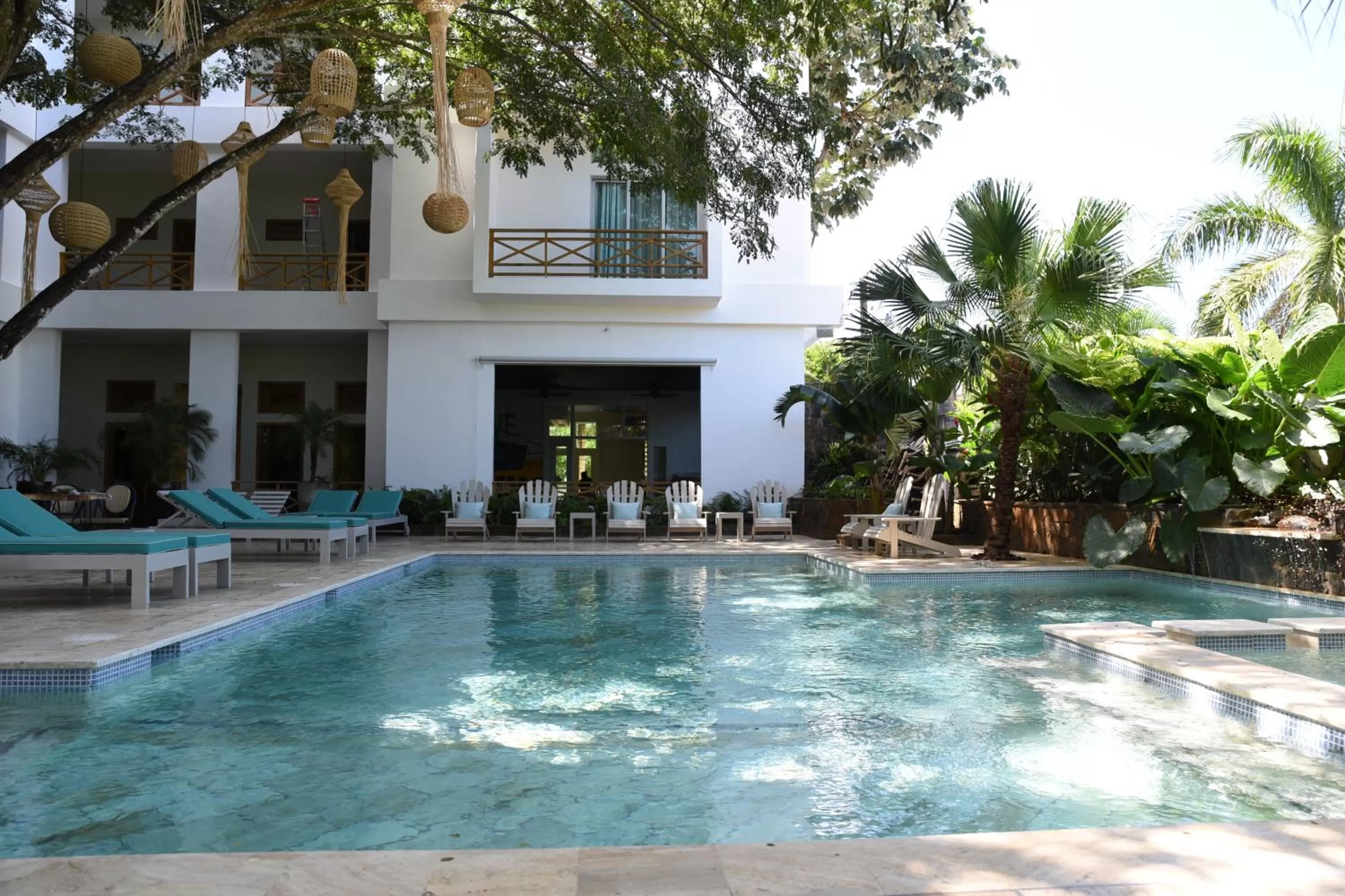 Swimming pool in Saman Boutique Hotel By Mint